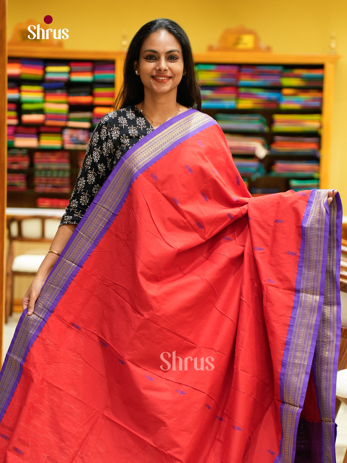 Kalyani Cotton Saree - EFS02372 - Shop on Shrus.com
