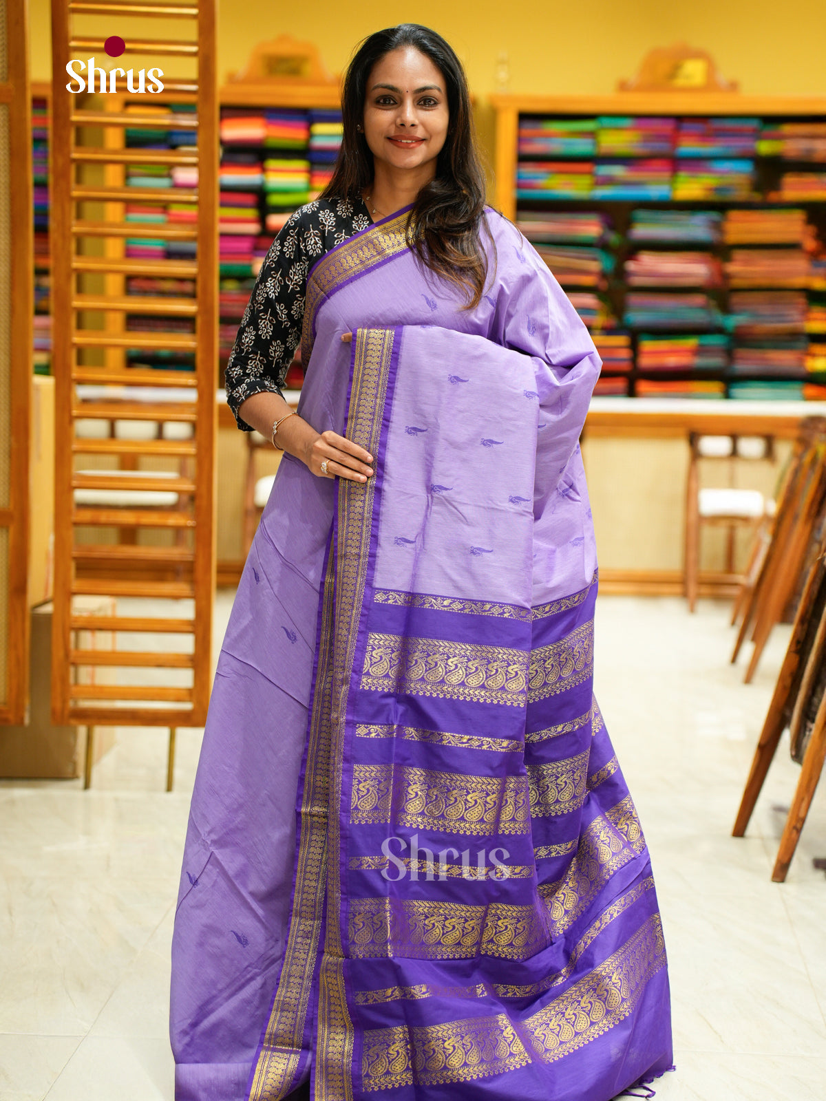 Kalyani Cotton Saree - EFS02379 - Shop on Shrus.com