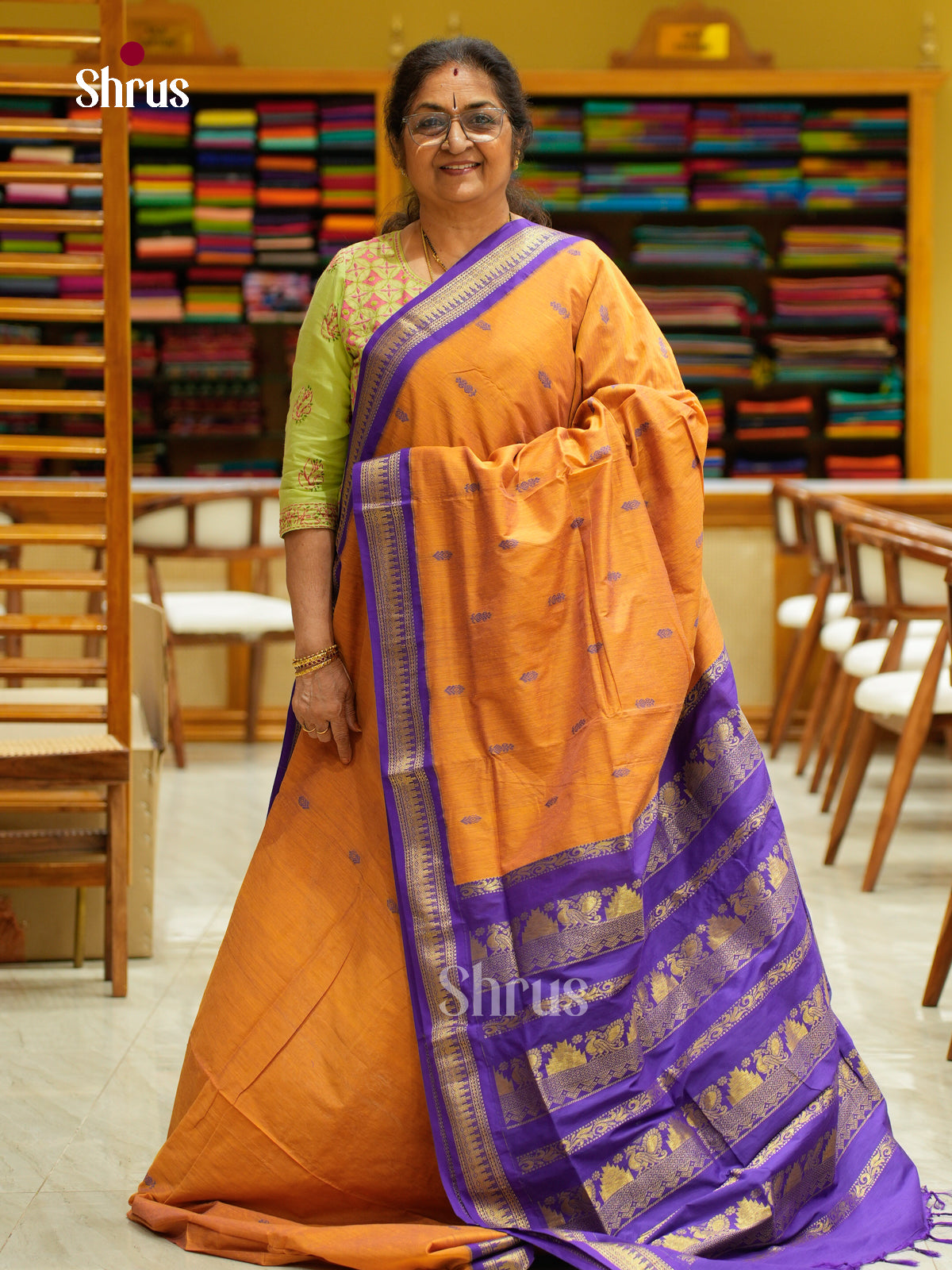 Kalyani Cotton Saree - EFS02380 - Shop on Shrus.com