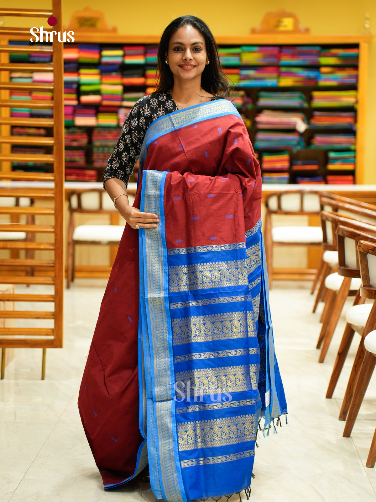 Kalyani Cotton Saree - EFS02388 - Shop on Shrus.com
