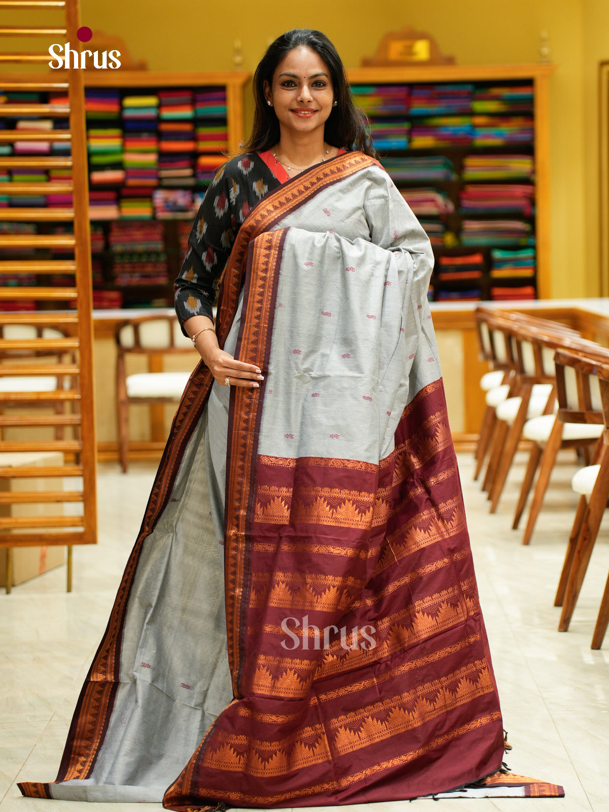 Kalyani Cotton Saree - EFS02392 - Shop on Shrus.com