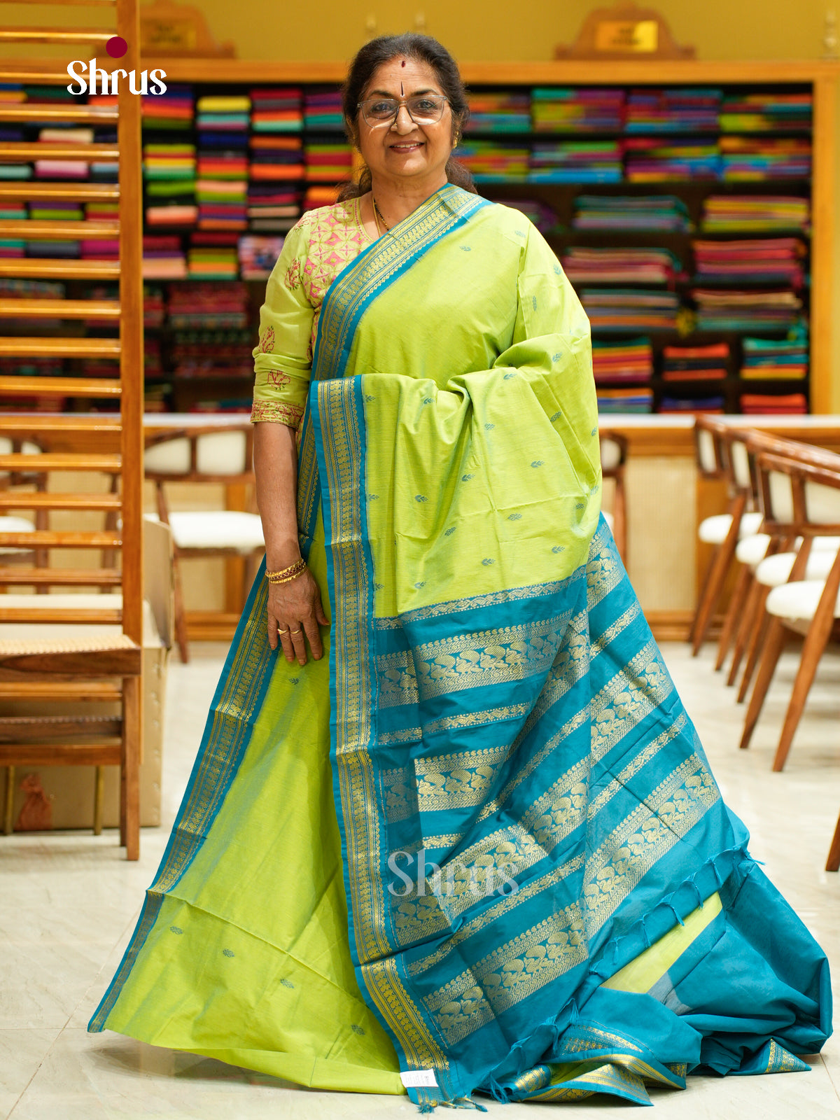 Kalyani Cotton Saree - EFS02409 - Shop on Shrus.com