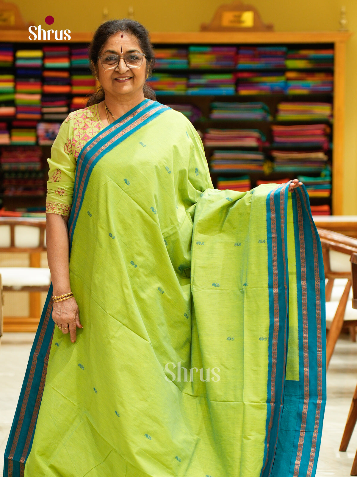 Kalyani Cotton Saree - EFS02410 - Shop on Shrus.com