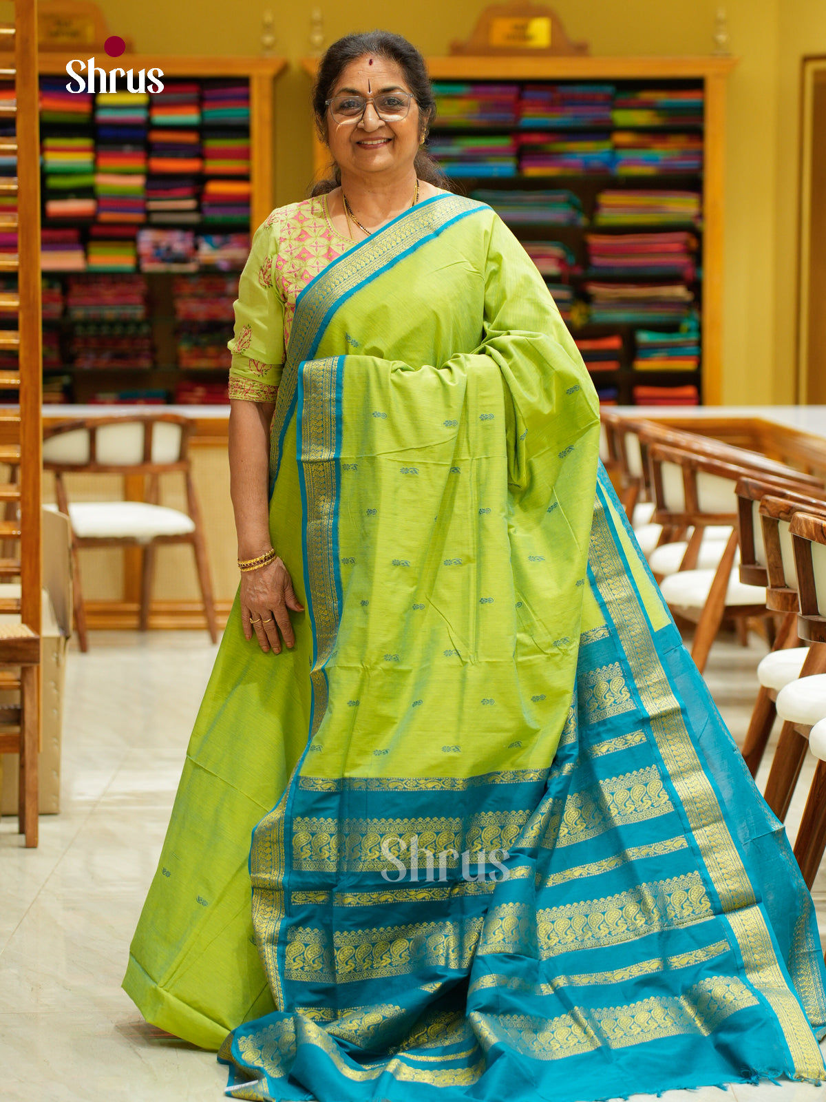 Kalyani Cotton Saree - EFS02411 - Shop on Shrus.com