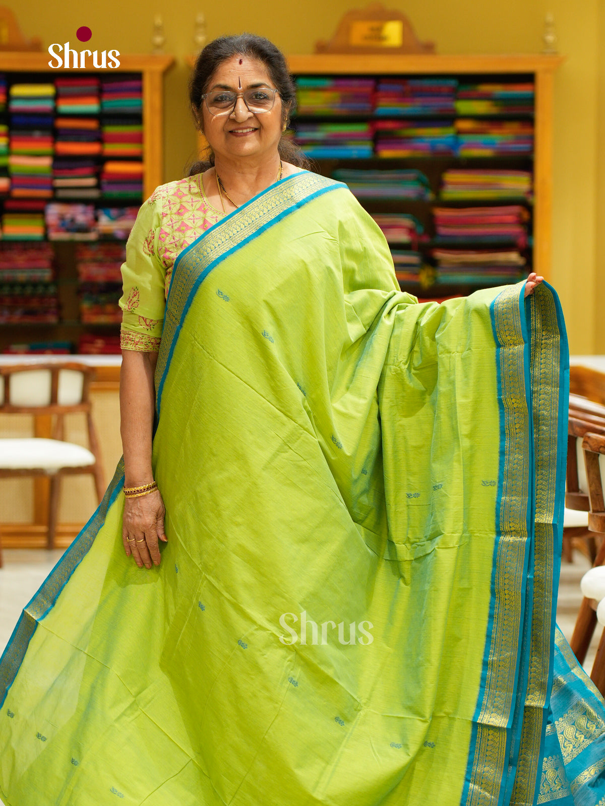 Kalyani Cotton Saree - EFS02411 - Shop on Shrus.com