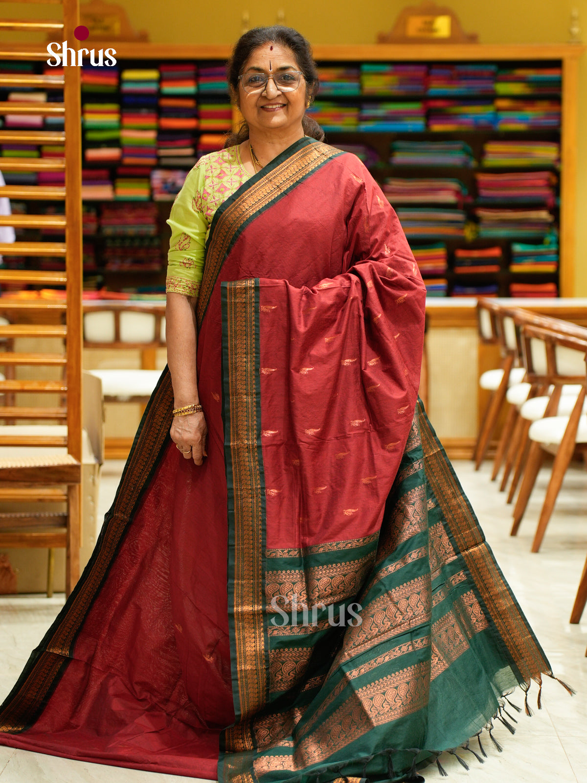 Kalyani Cotton Saree - EFS02412 - Shop on Shrus.com