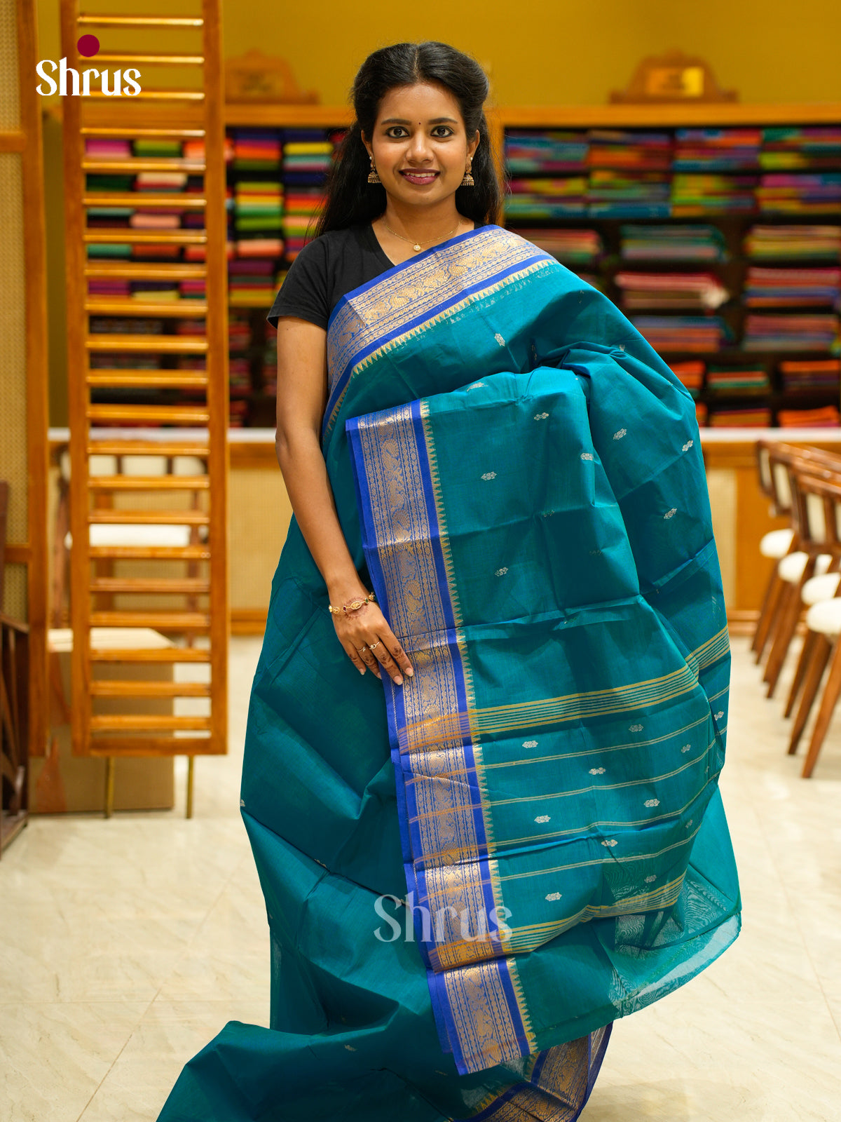 EFS03013 - Chettinad Cotton Saree - Shop on Shrus.com