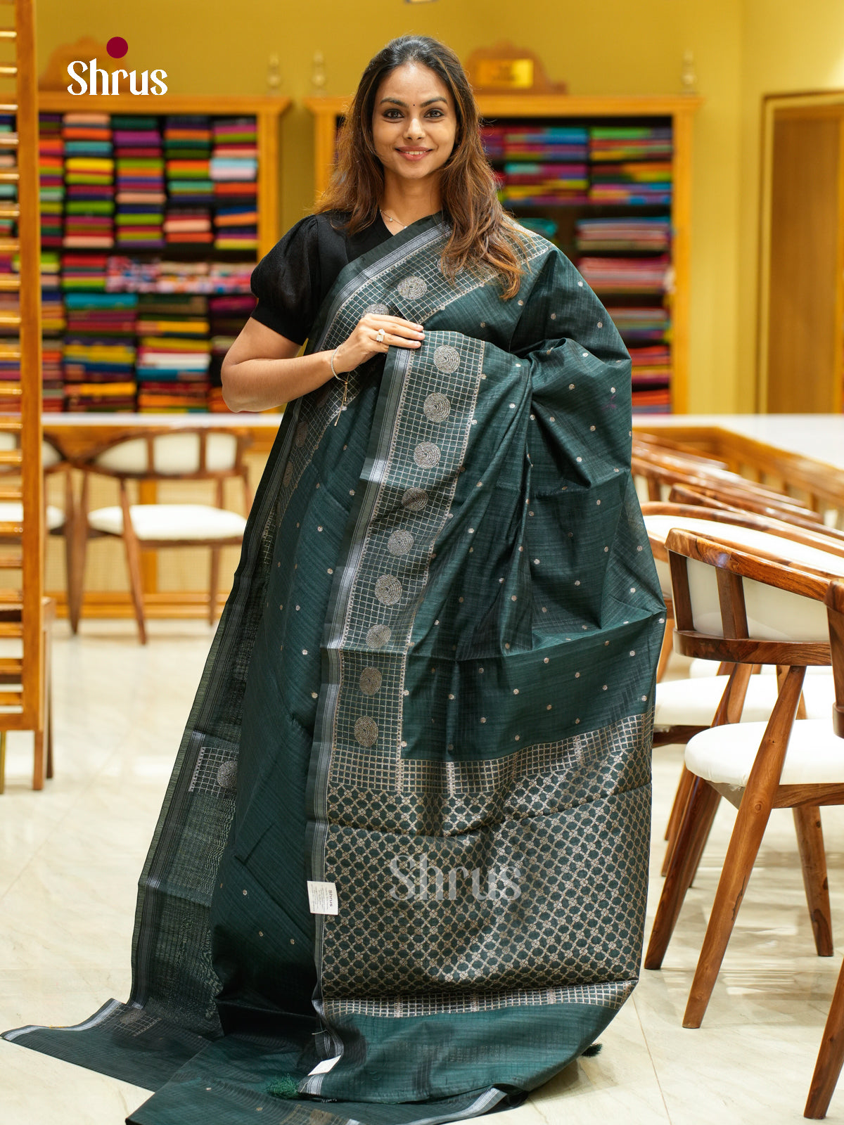 Semi Jute Saree - EFS03171 - Shop on Shrus.com