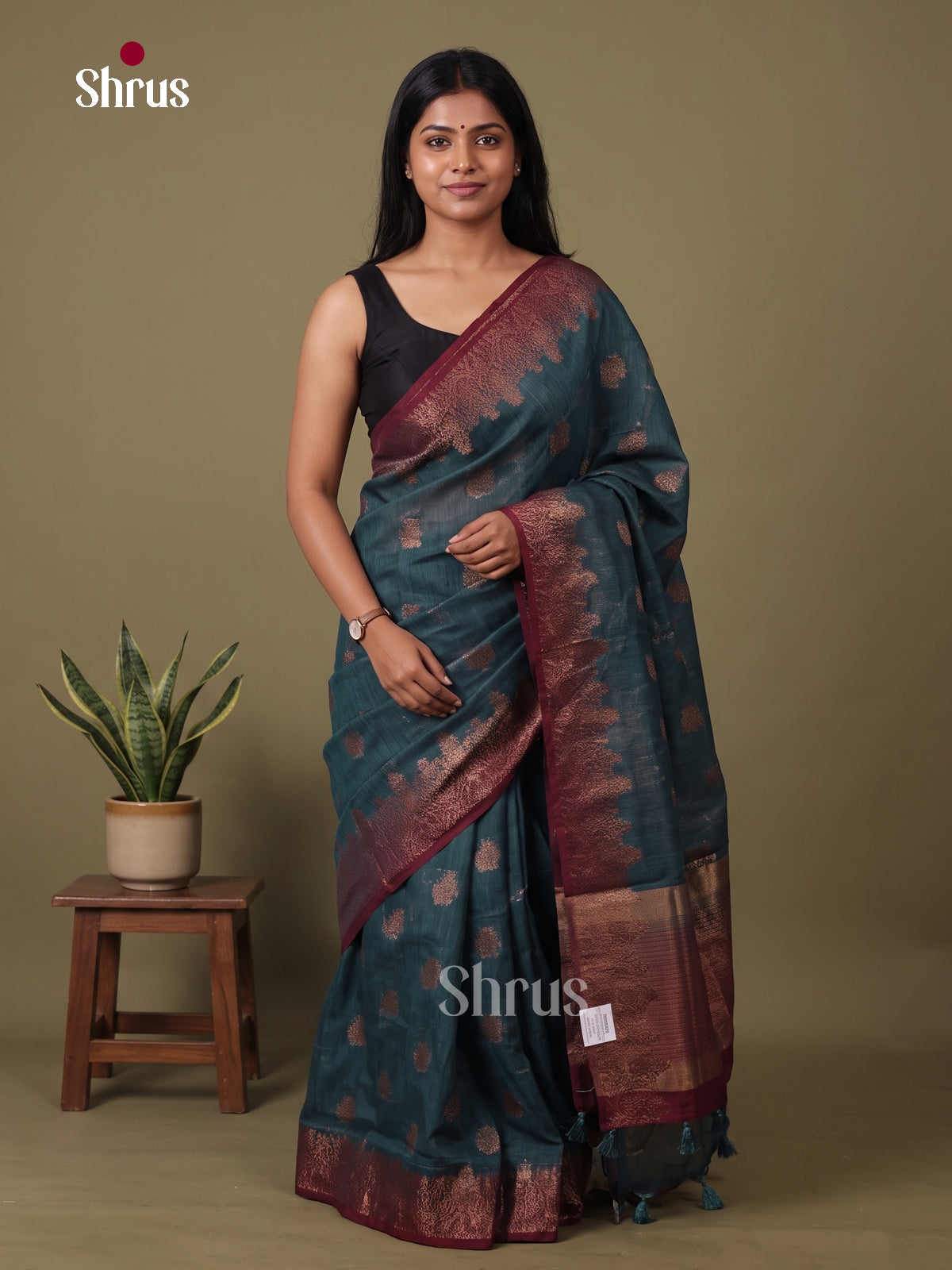 Semi Jute Saree - EFS03211