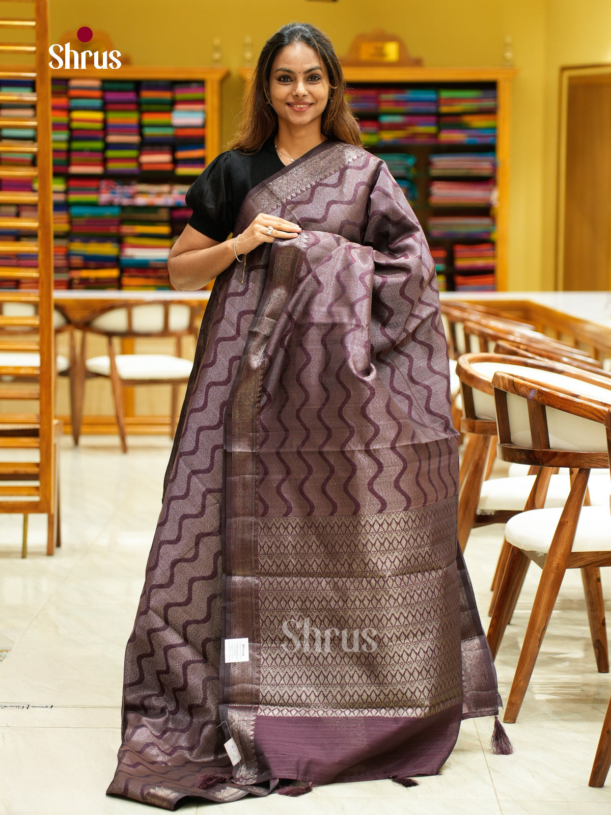 Semi Jute Saree - EFS03292 - Shop on Shrus.com