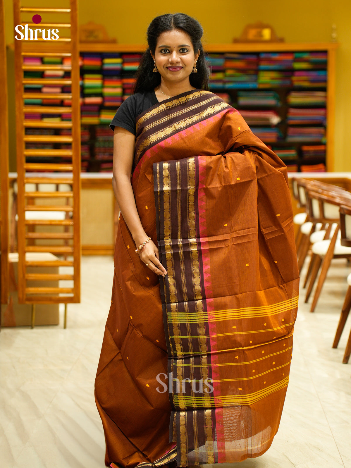 Chettinad Cotton Saree - EFS03320 - Shop on Shrus.com
