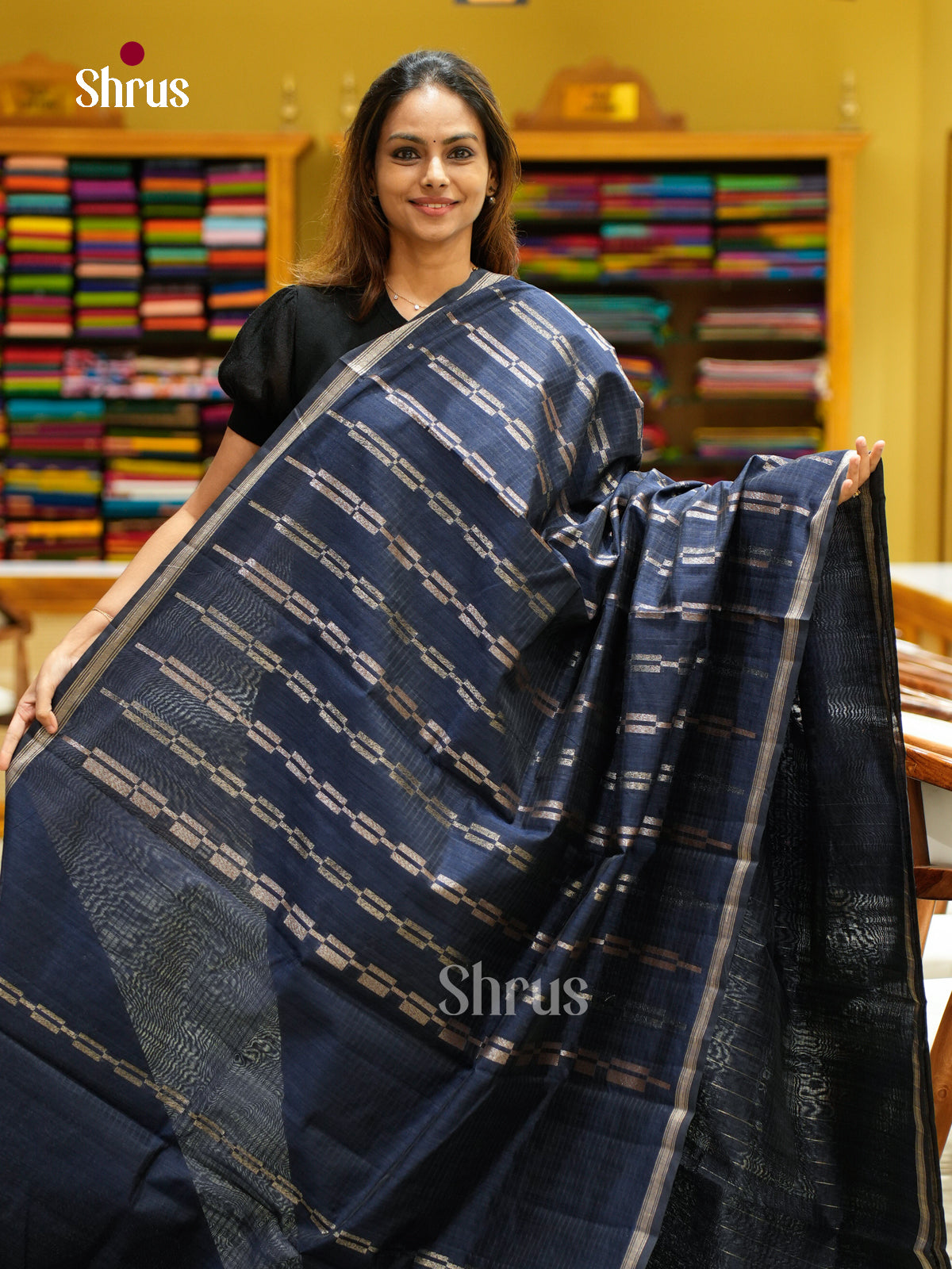 Semi Jute Saree - EFS03333 - Shop on Shrus.com