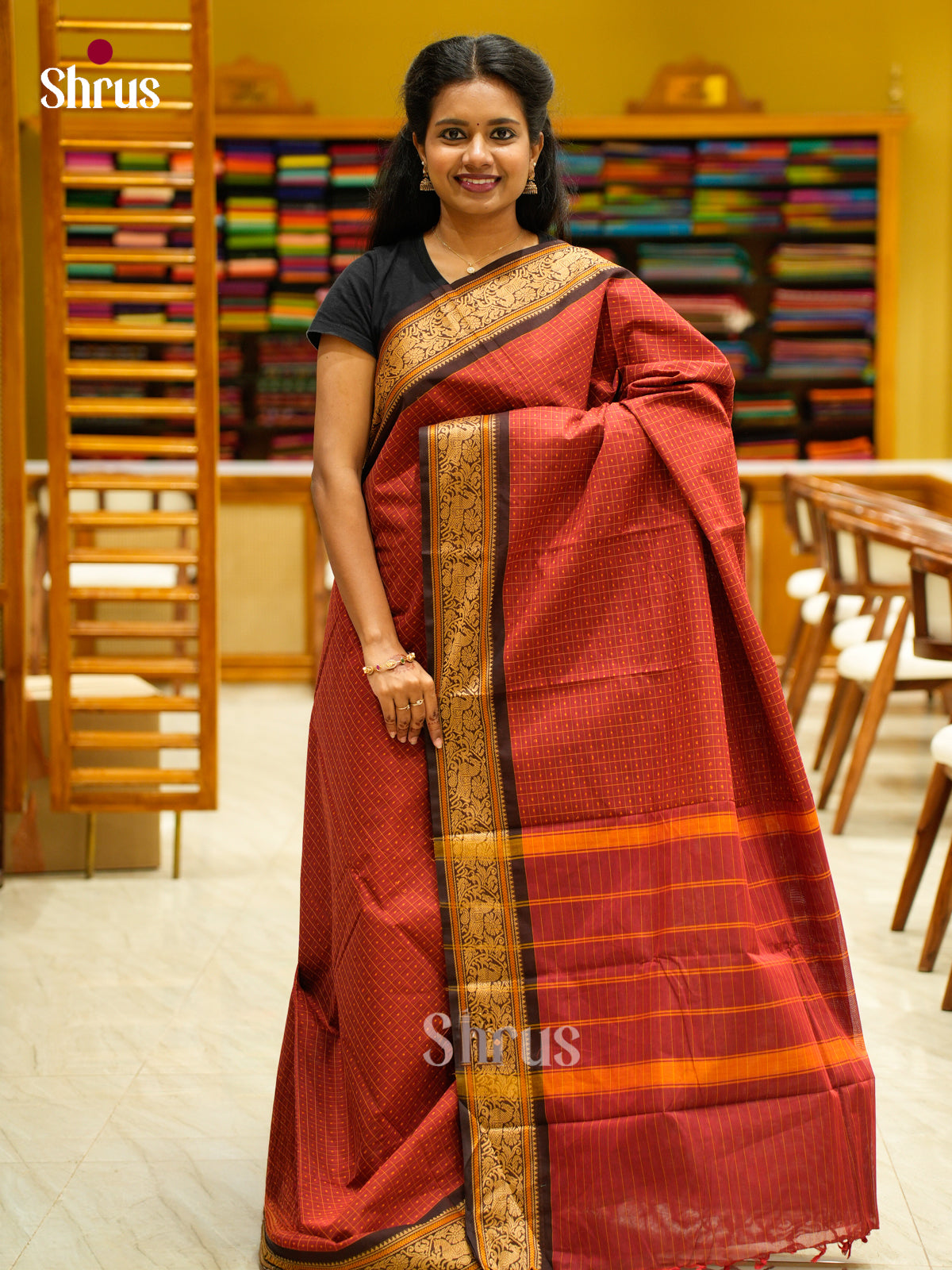 Chettinad Cotton Saree - EFS04006 - Shop on Shrus.com
