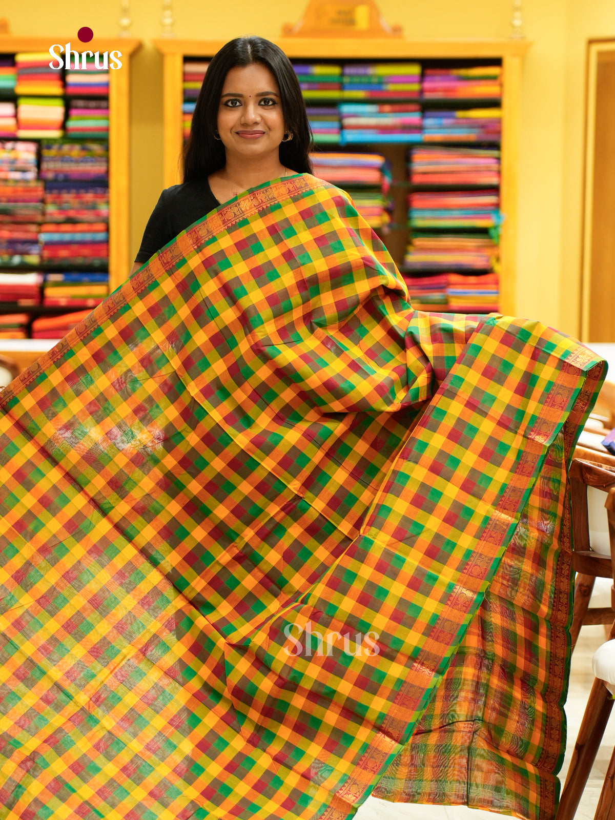 Chettinad Cotton Saree - EFS04389