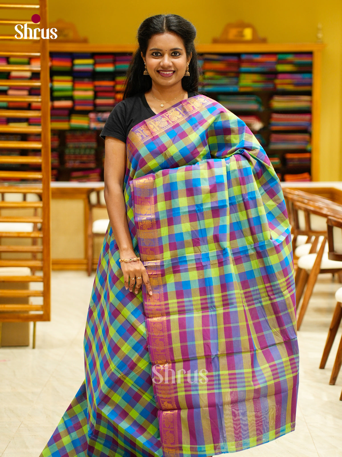 Chettinad Cotton Saree - EFS04390 - Shop on Shrus.com
