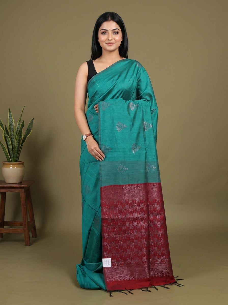 Semi Silkcotton Saree - EFS04535