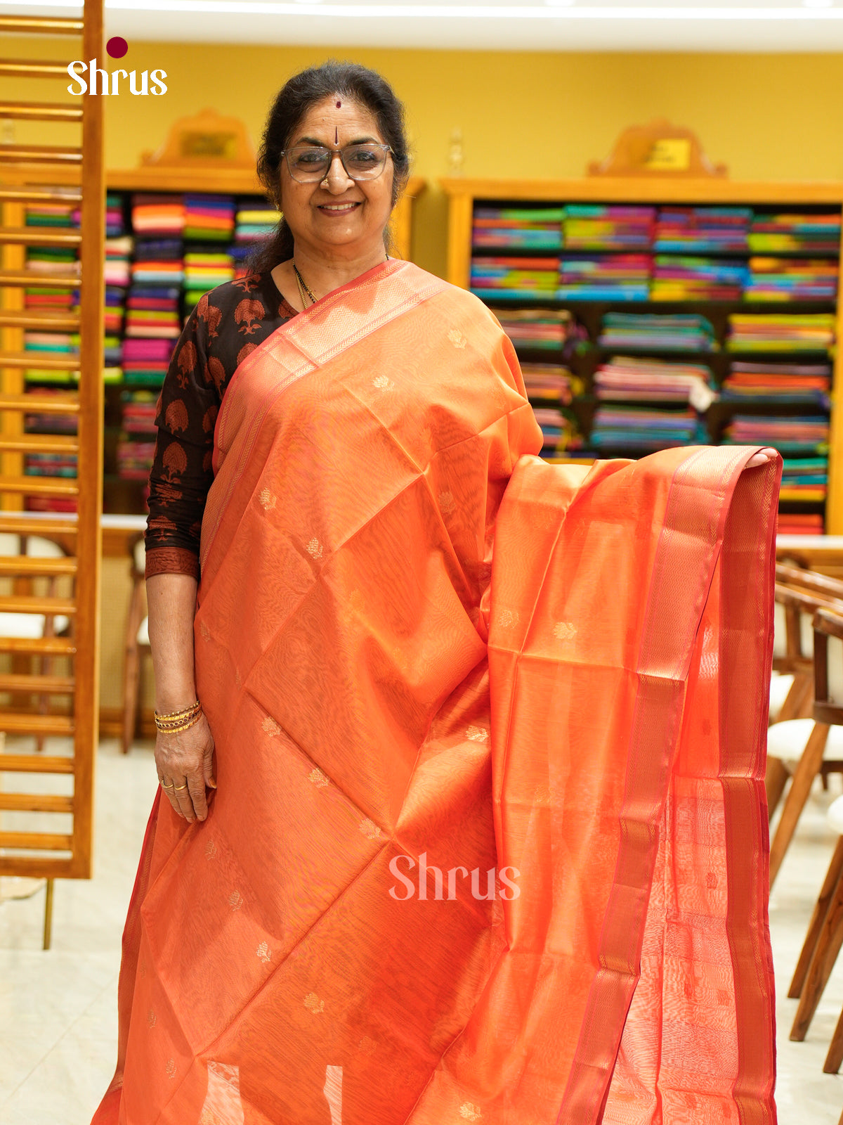 Maheshwari silkcotton Saree - EFS05014 - Shop on Shrus.com