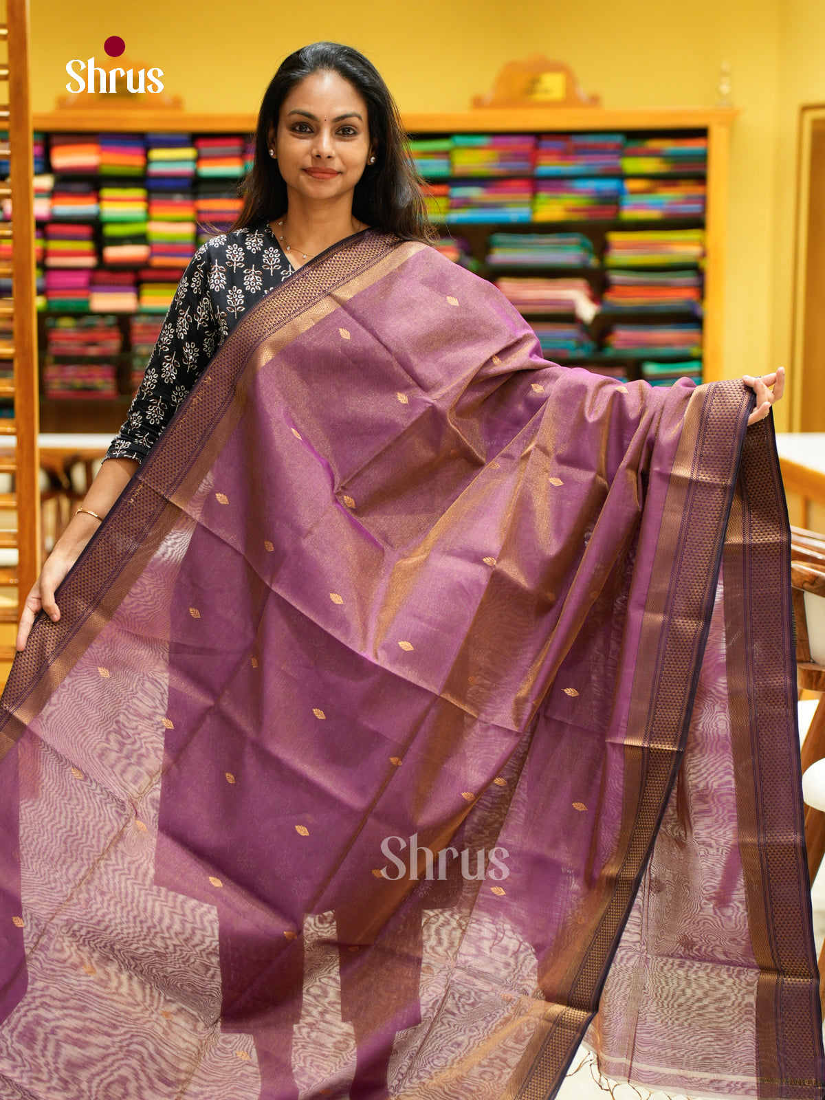Maheshwari silkcotton Saree - EFS05039 - Shop on Shrus.com