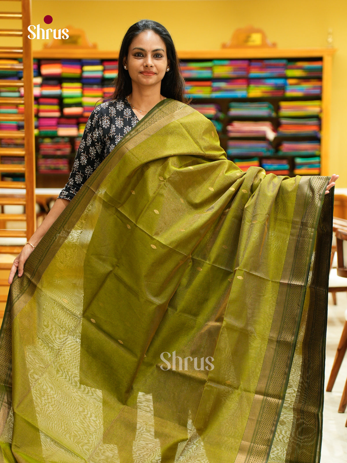 Maheshwari silkcotton Saree - EFS05044 - Shop on Shrus.com