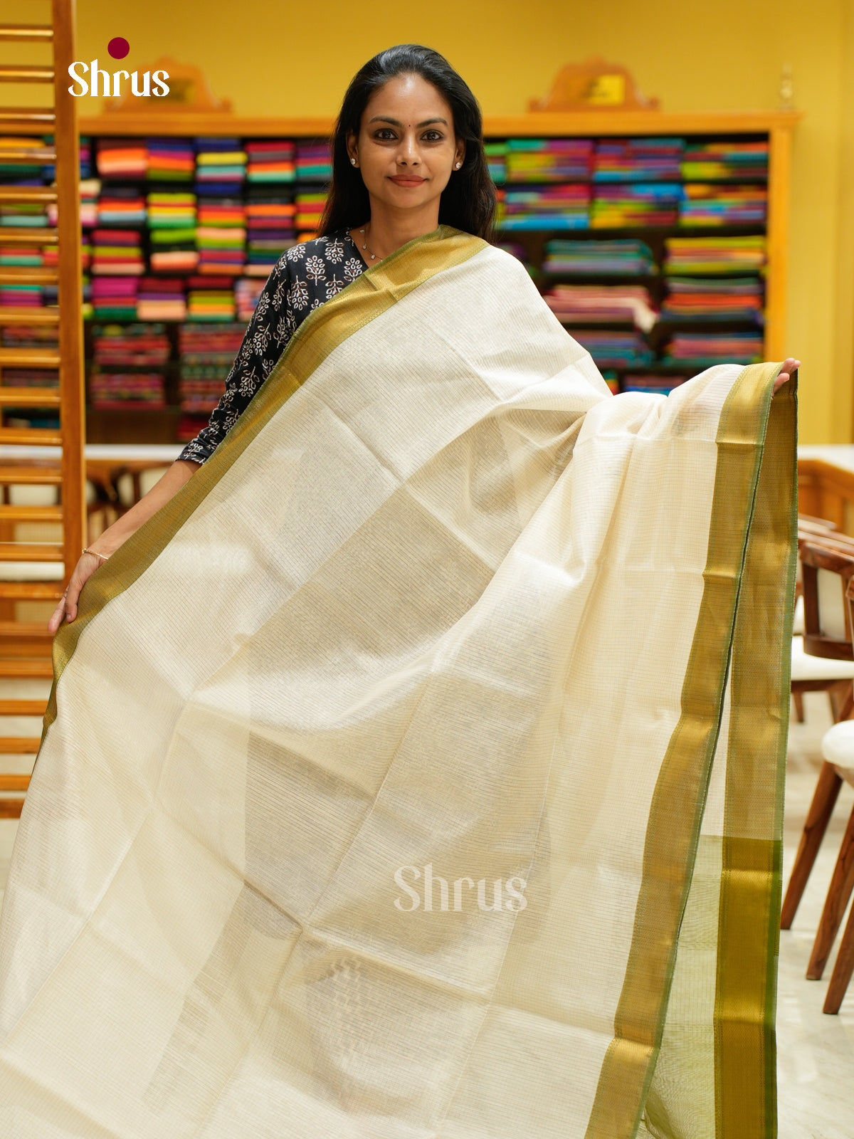 Maheshwari silkcotton Saree - EFS05086 - Shop on Shrus.com
