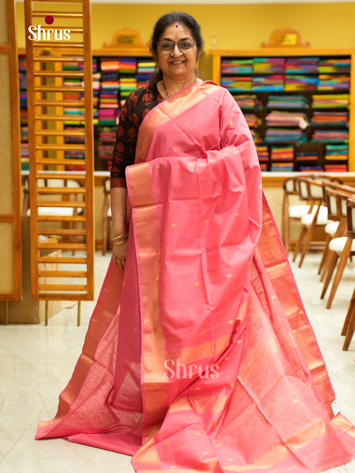 Maheshwari silkcotton Saree - EFS05126 - Shop on Shrus.com