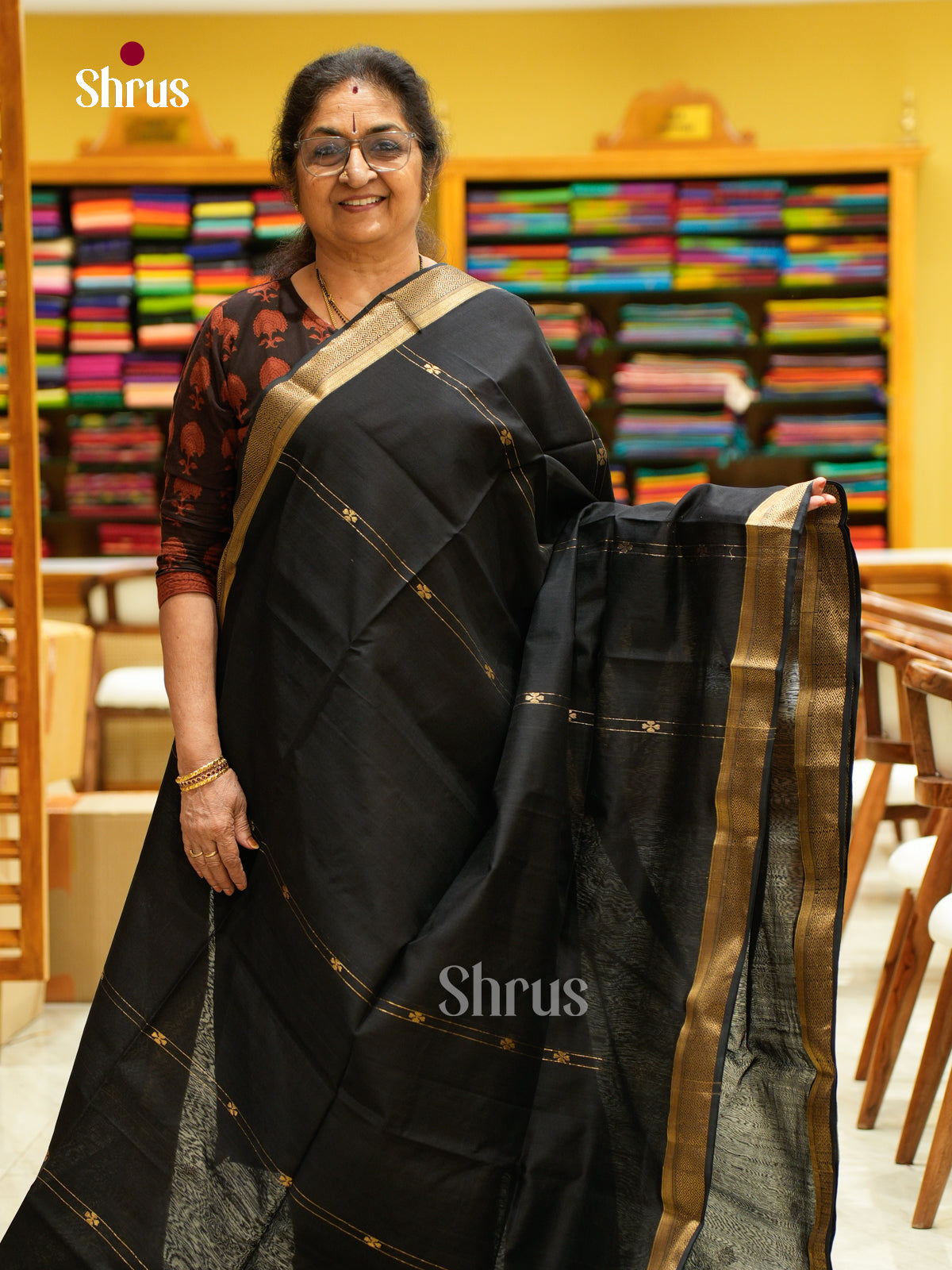 Maheshwari silkcotton Saree - EFS05189 - Shop on Shrus.com
