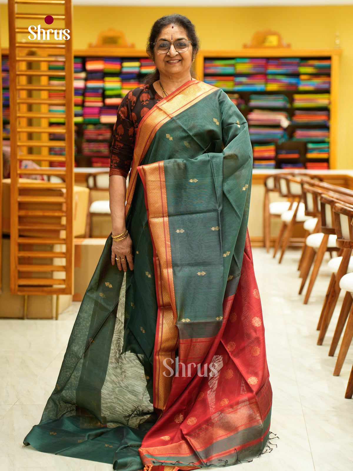 Maheshwari silkcotton Saree - EFS05193
