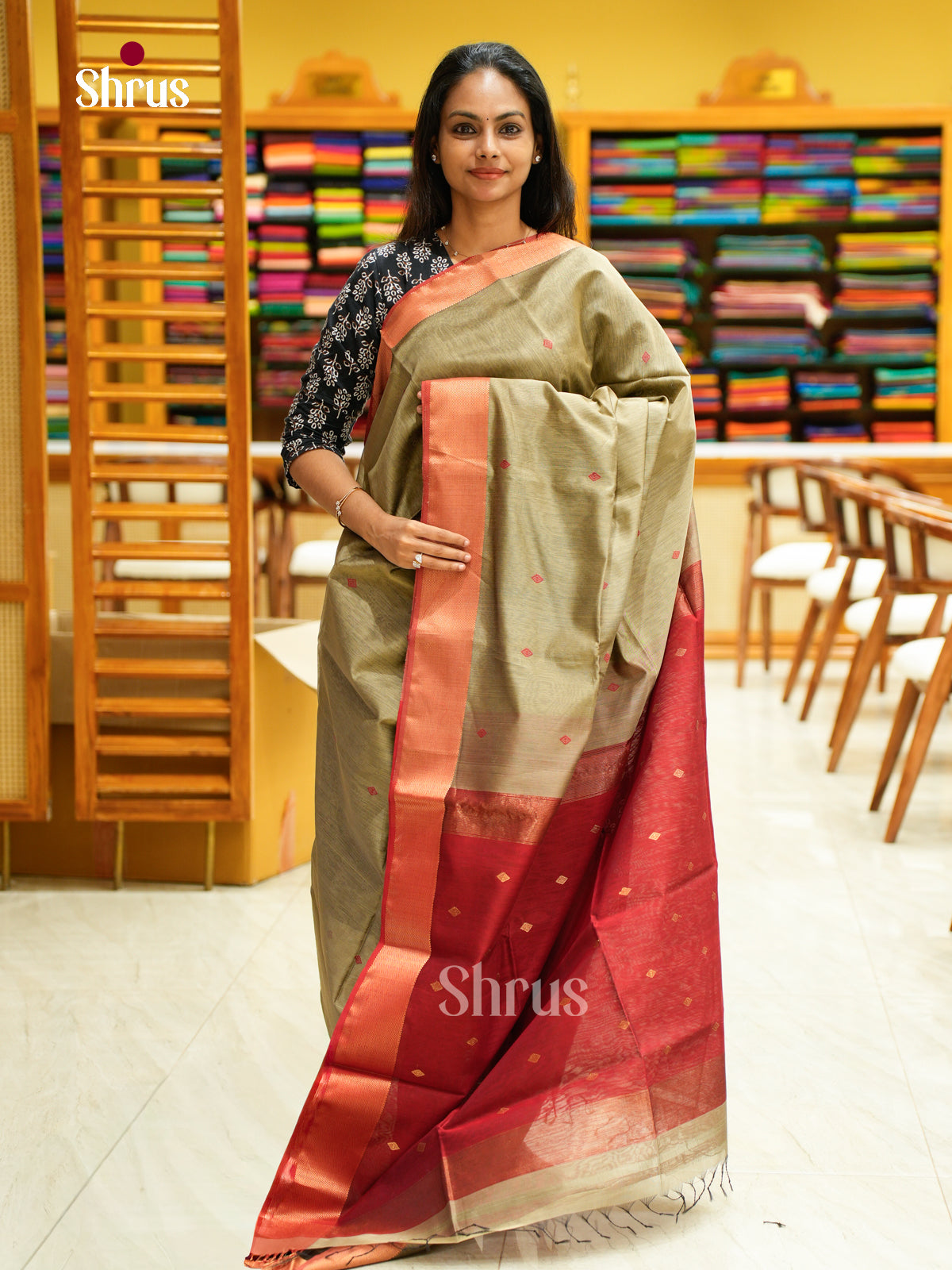 Maheshwari silkcotton Saree - EFS05217