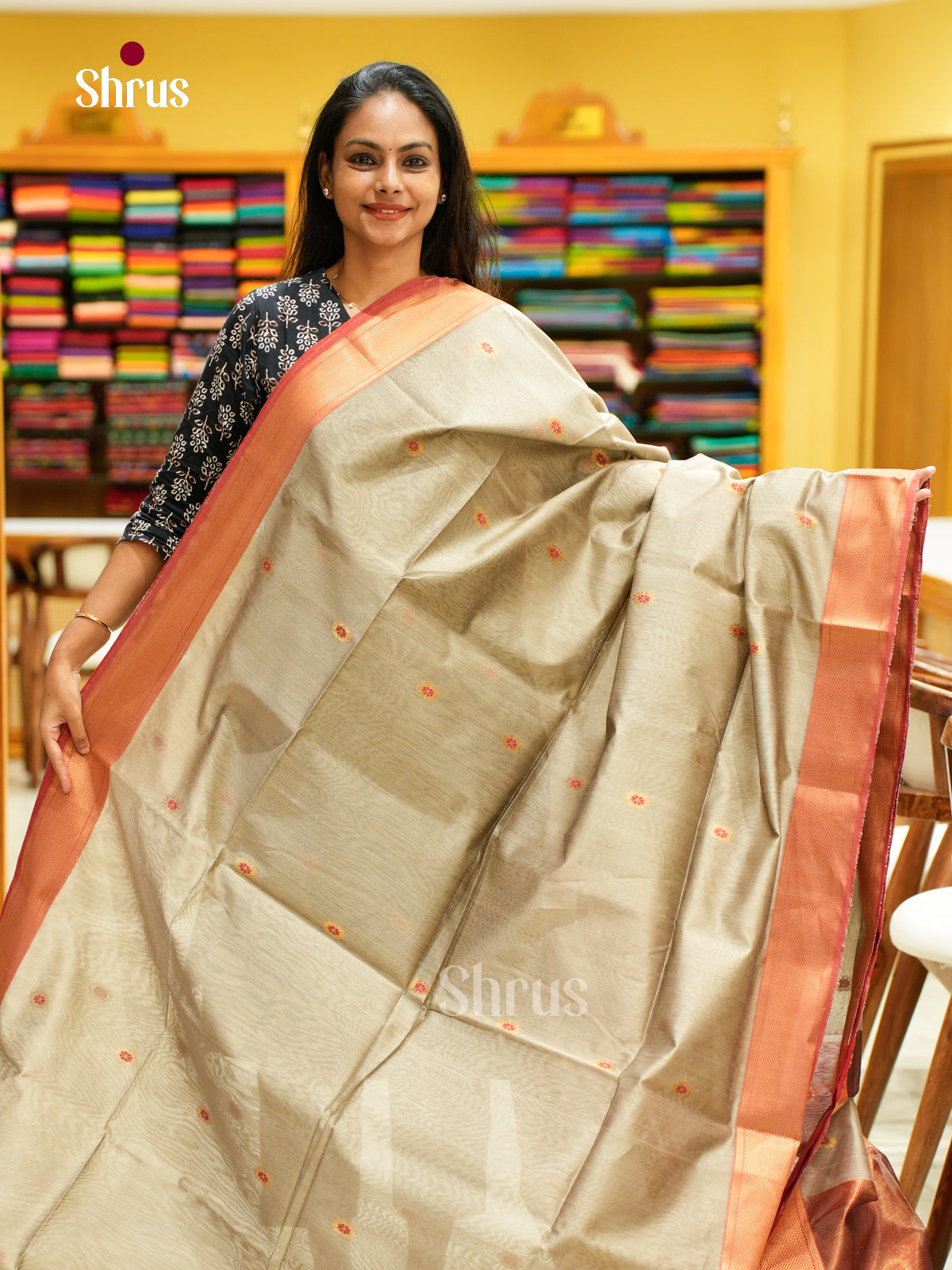 Maheshwari silkcotton Saree - EFS05244