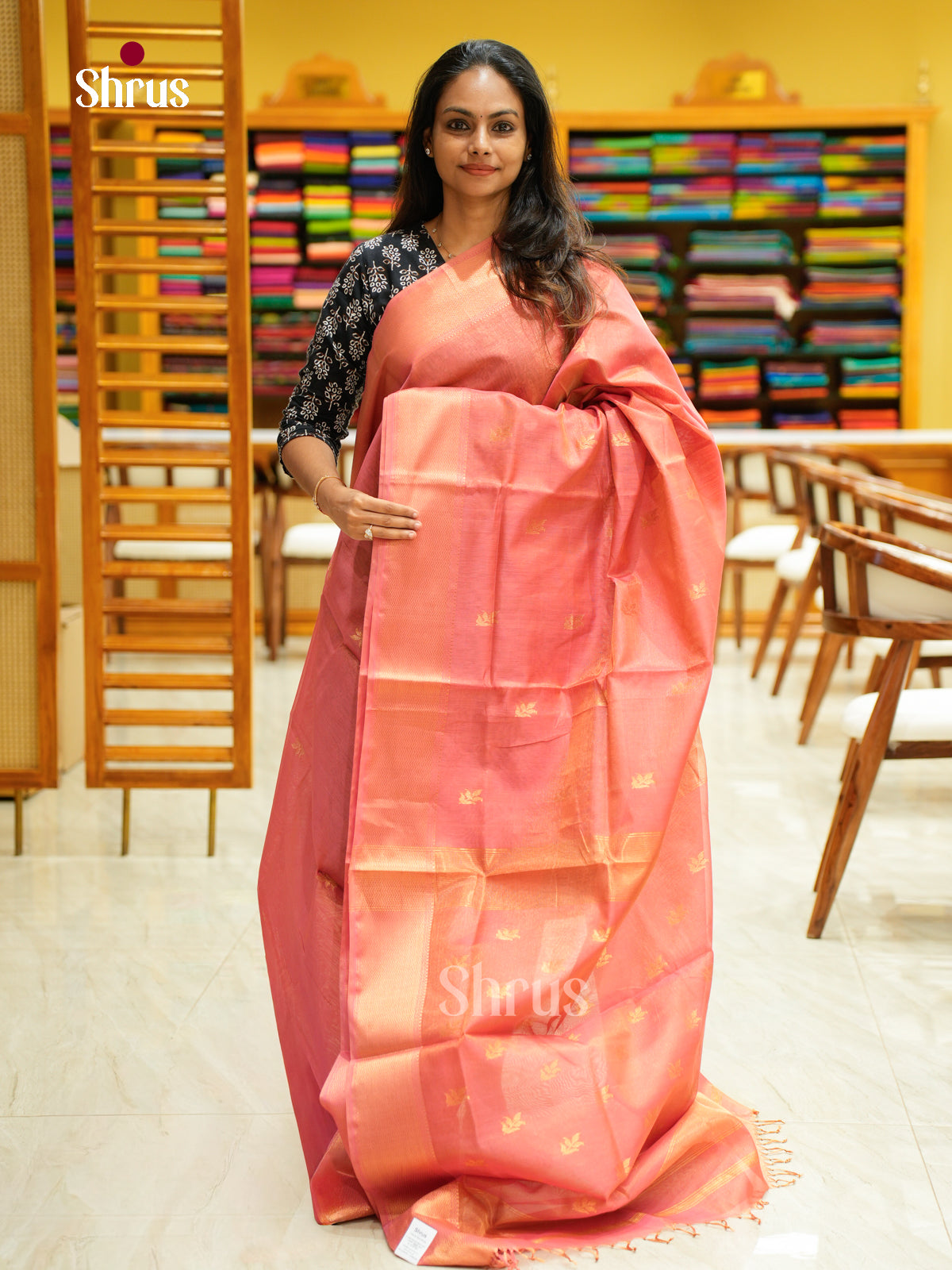 Maheshwari silkcotton Saree - EFS05263 - Shop on Shrus.com