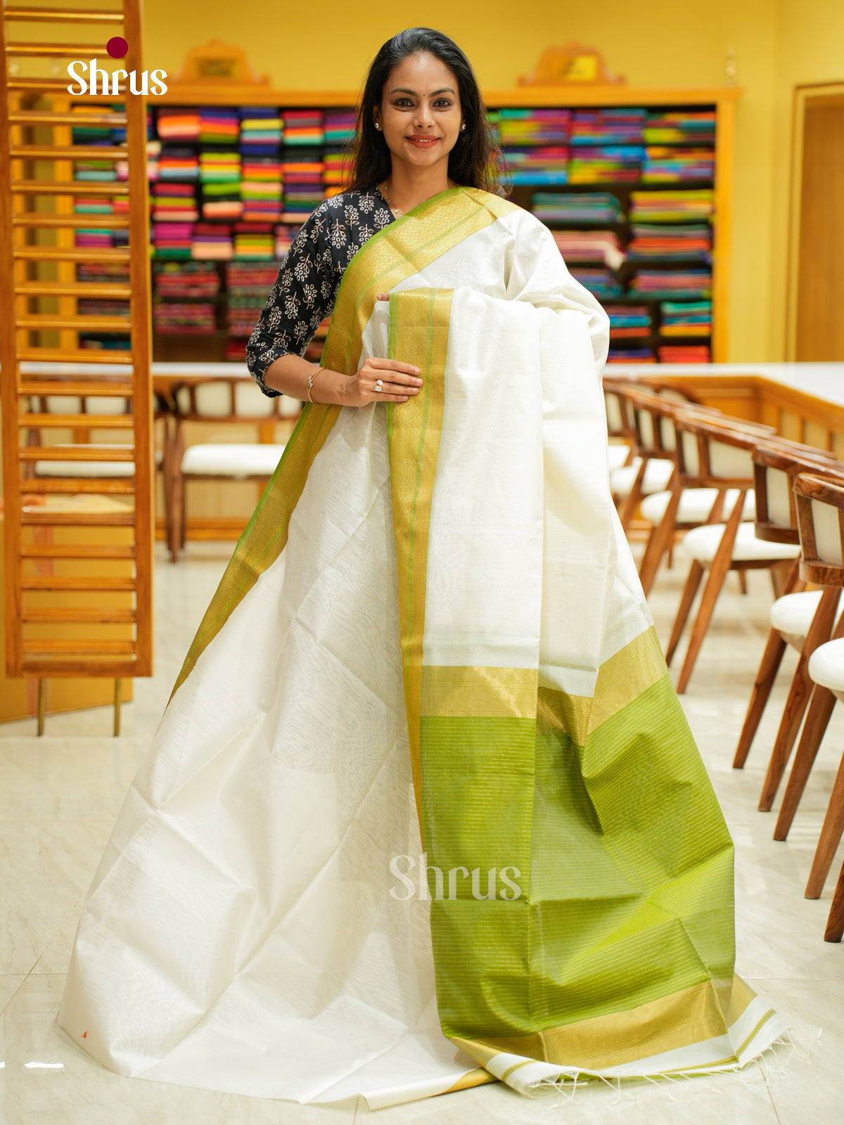 Maheshwari silkcotton Saree - EFS05284 - Shop on Shrus.com