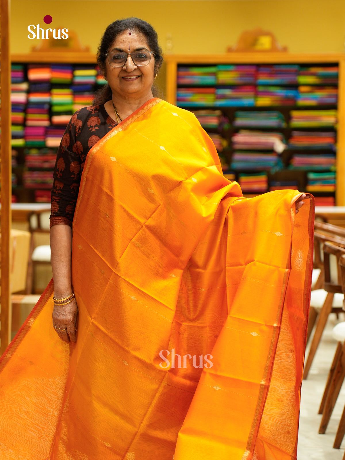 Maheshwari silkcotton Saree - EFS05292 - Shop on Shrus.com