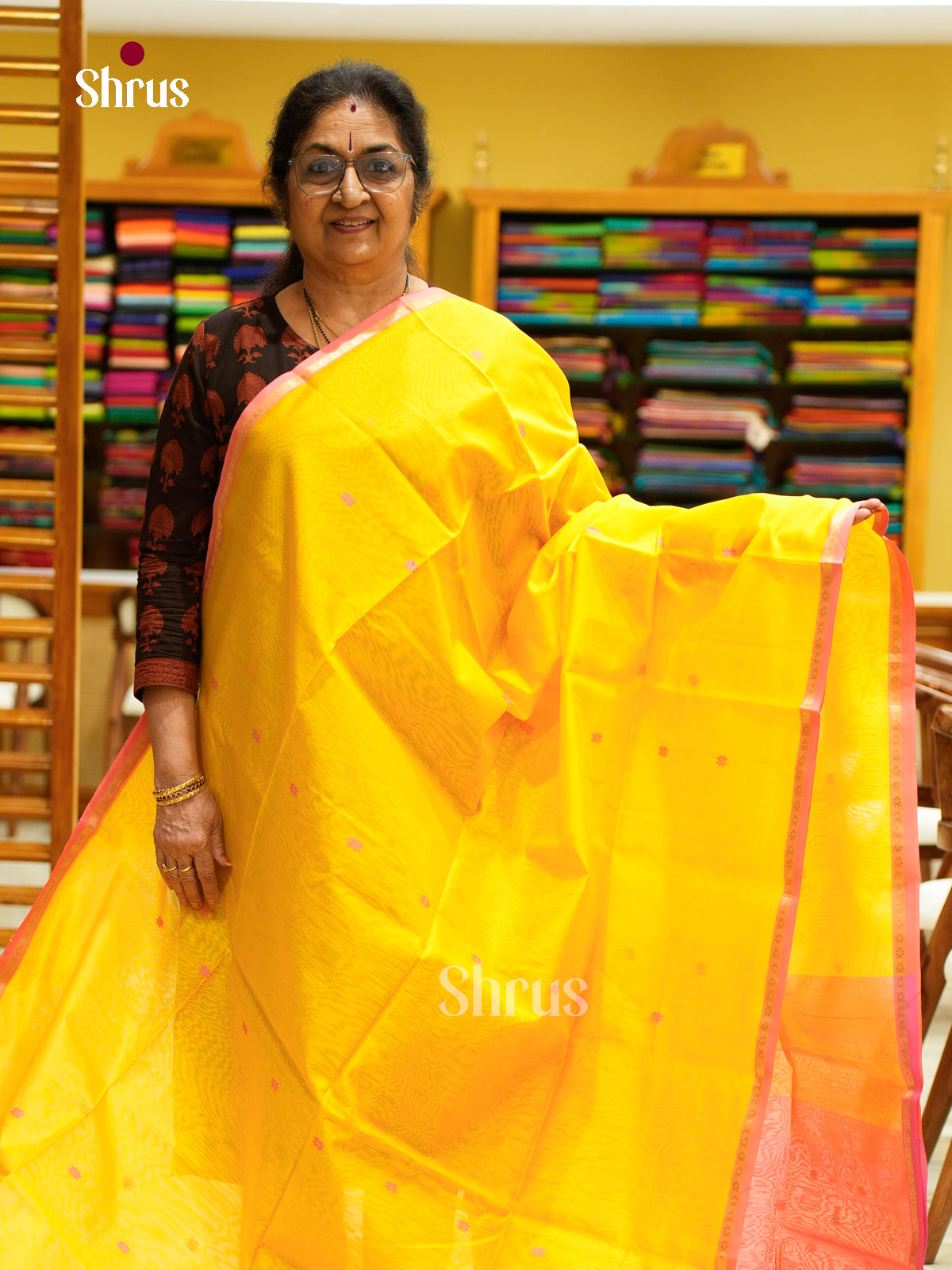 Maheshwari silkcotton Saree - EFS05327 - Shop on Shrus.com