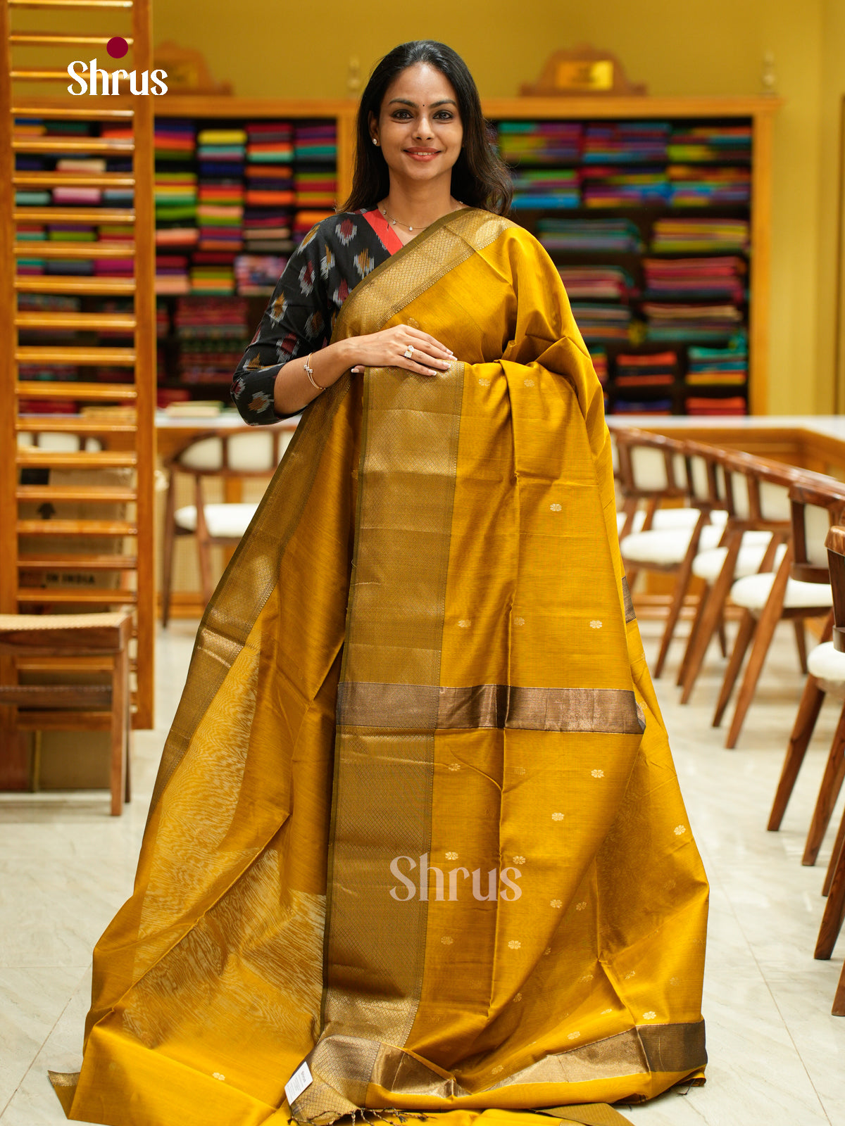 Maheshwari silkcotton Saree - EFS05337 - Shop on Shrus.com