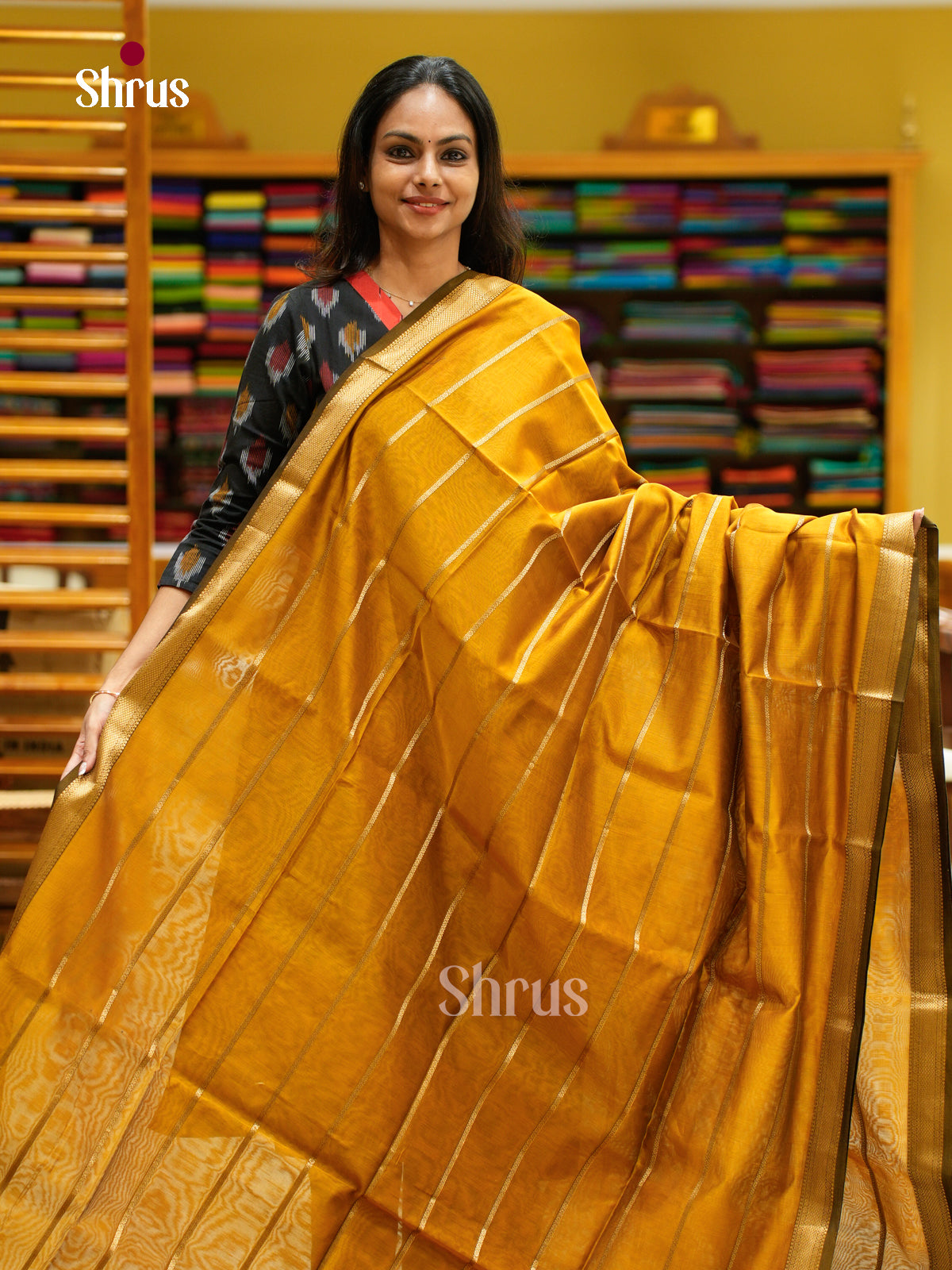 Maheshwari silkcotton Saree - EFS05348 - Shop on Shrus.com