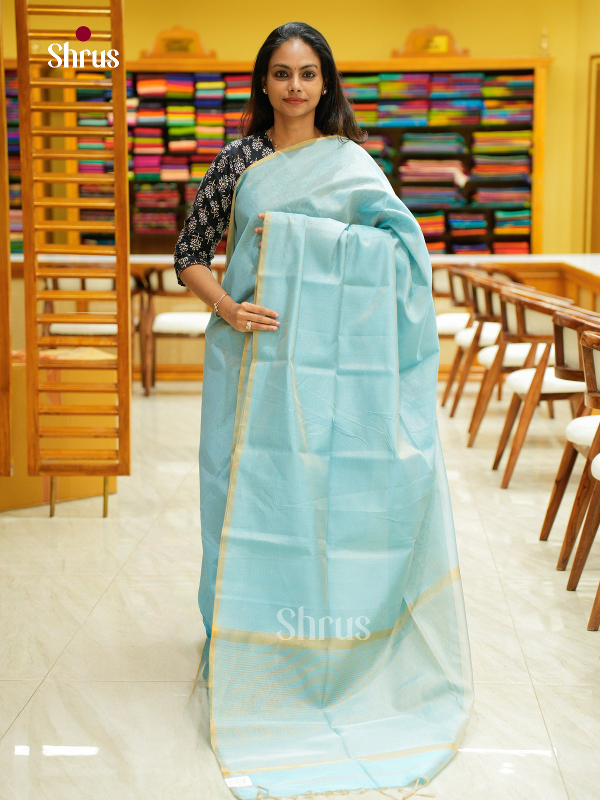 Maheshwari silkcotton Saree - EFS05380 - Shop on Shrus.com