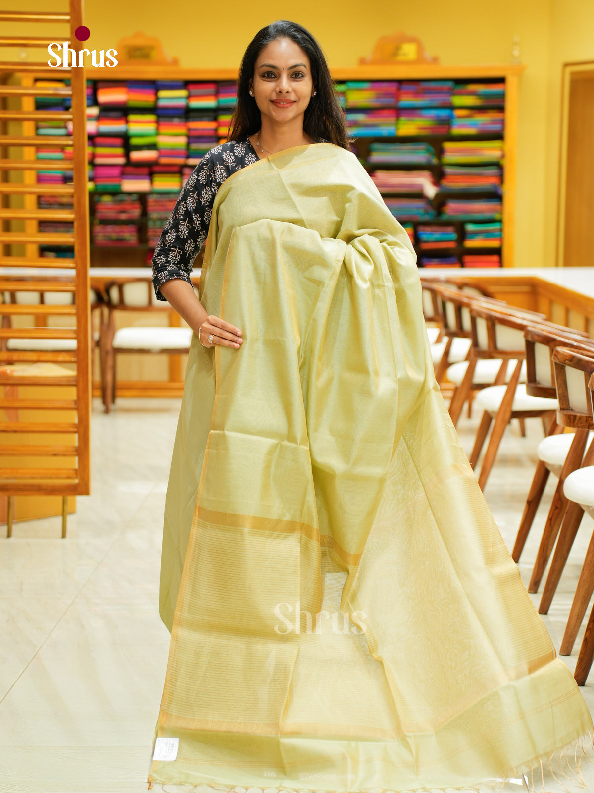 Maheshwari silkcotton Saree - EFS05384 - Shop on Shrus.com