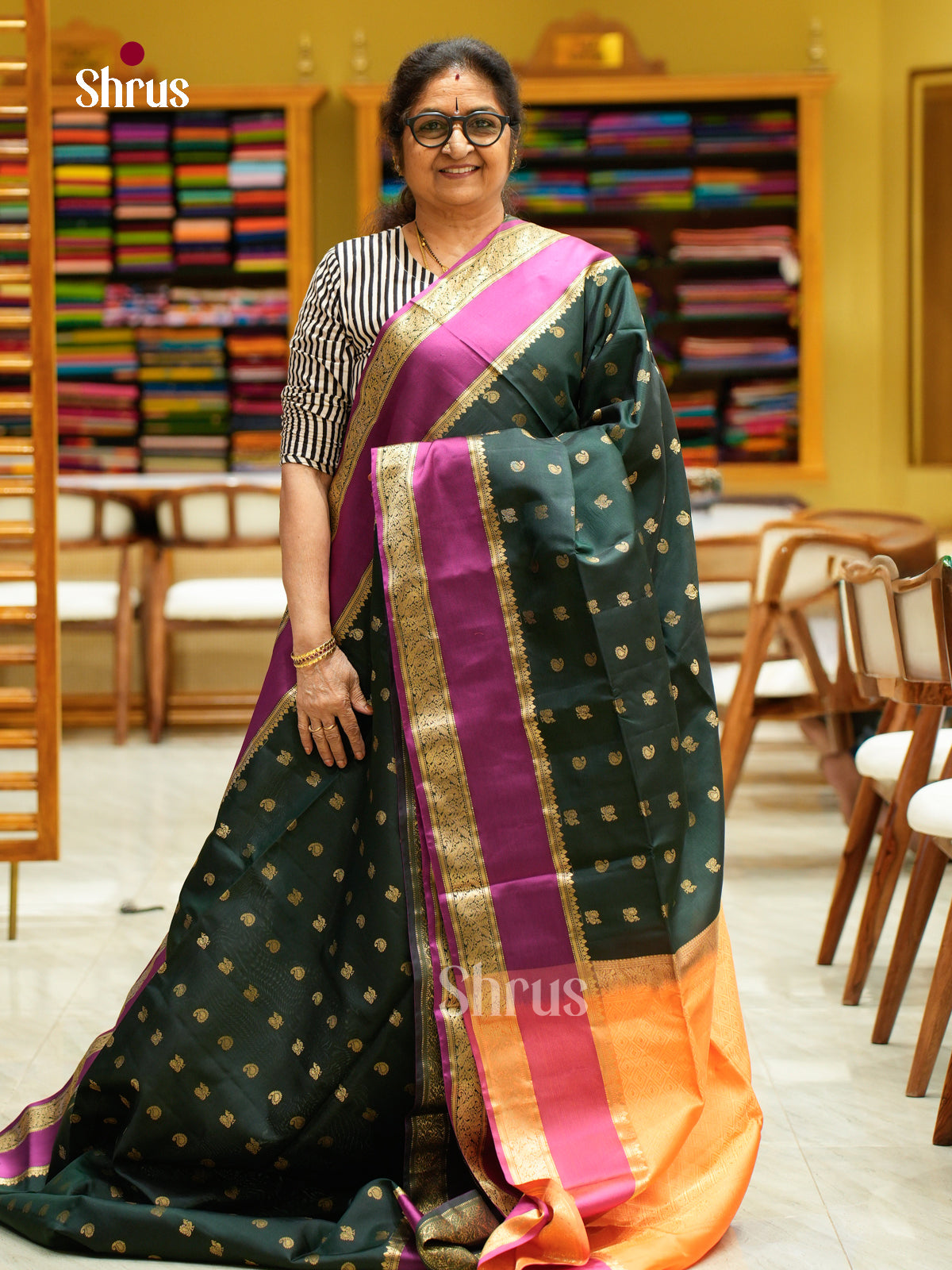 Soft Silk Saree - EFS05408 - Shop on Shrus.com