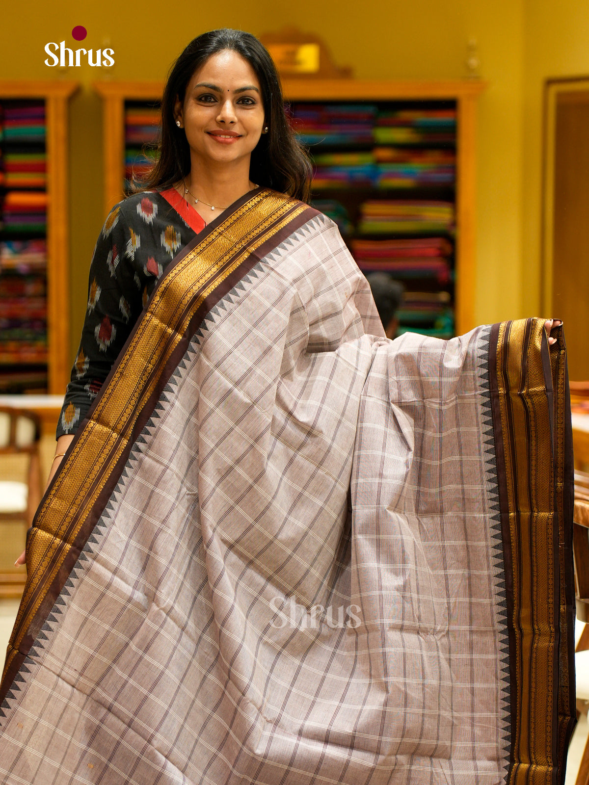 Chettinad Cotton Saree - EFS06178 - Shop on Shrus.com
