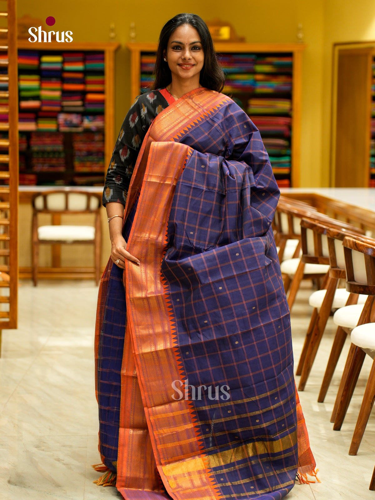 Chettinad Cotton Saree - EFS06181 - Shop on Shrus.com