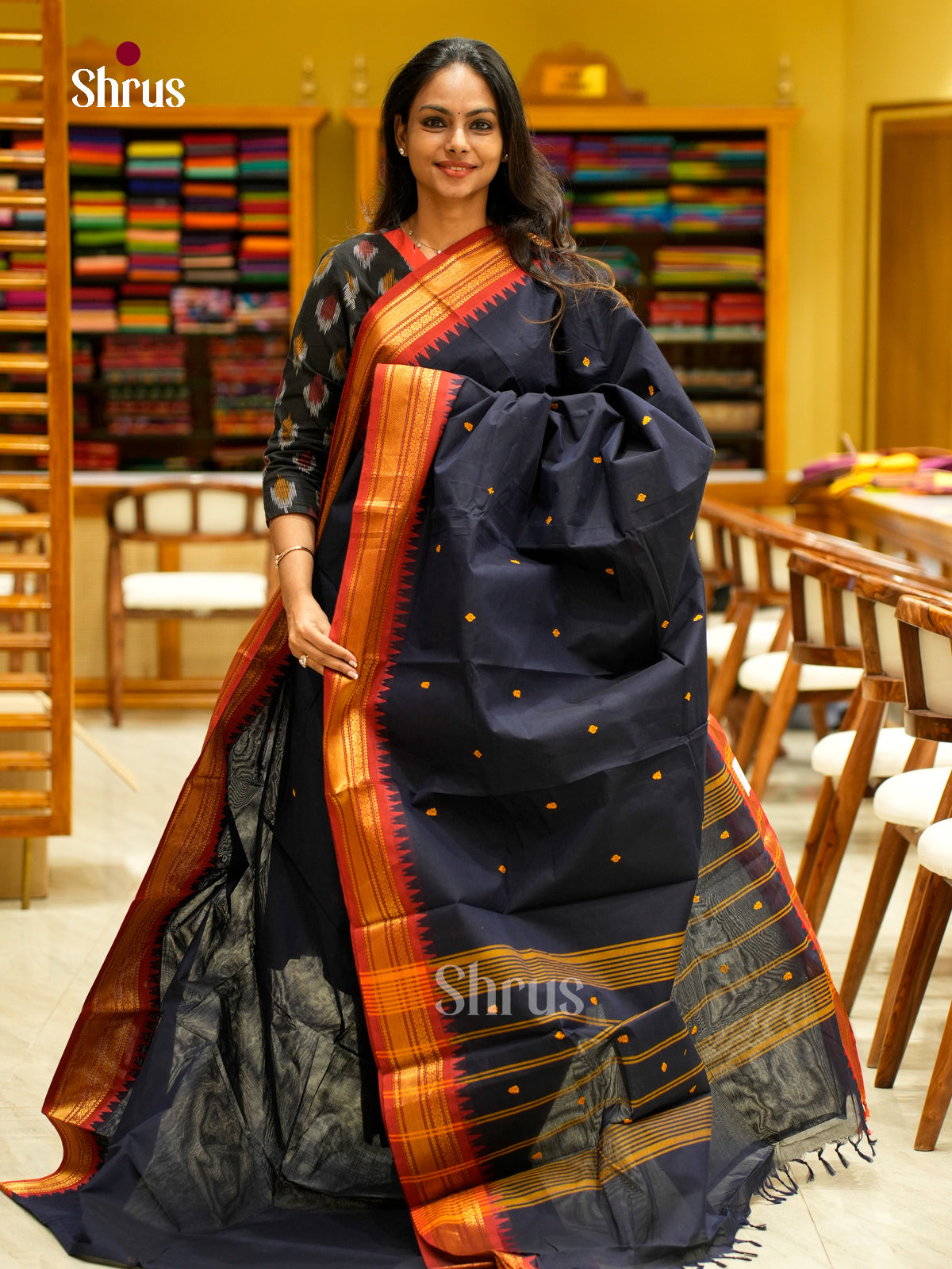 Chettinad Cotton Saree - EFS06204 - Shop on Shrus.com