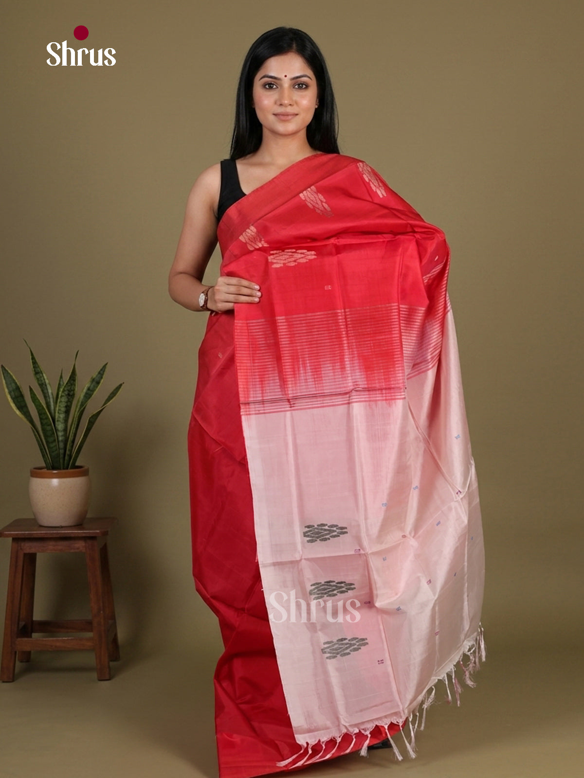 Banana Pith Saree - EFS08018 - Shop on Shrus.com