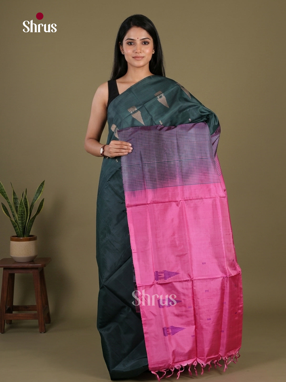 Banana Pith Saree - EFS08026 - Shop on Shrus.com