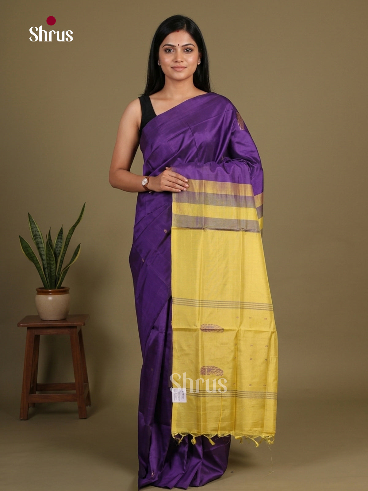 Banana Pith Saree - EFS08029 - Shop on Shrus.com