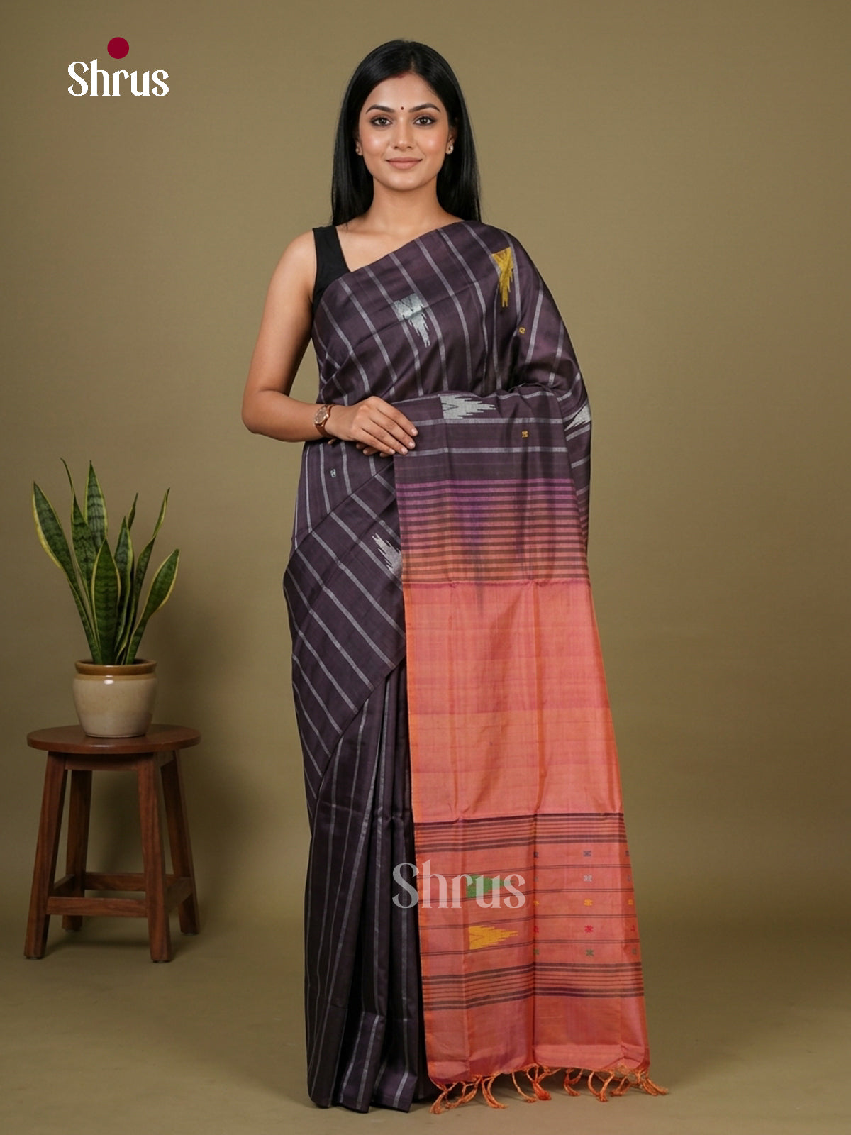 Banana Pith Saree - EFS08038 - Shop on Shrus.com