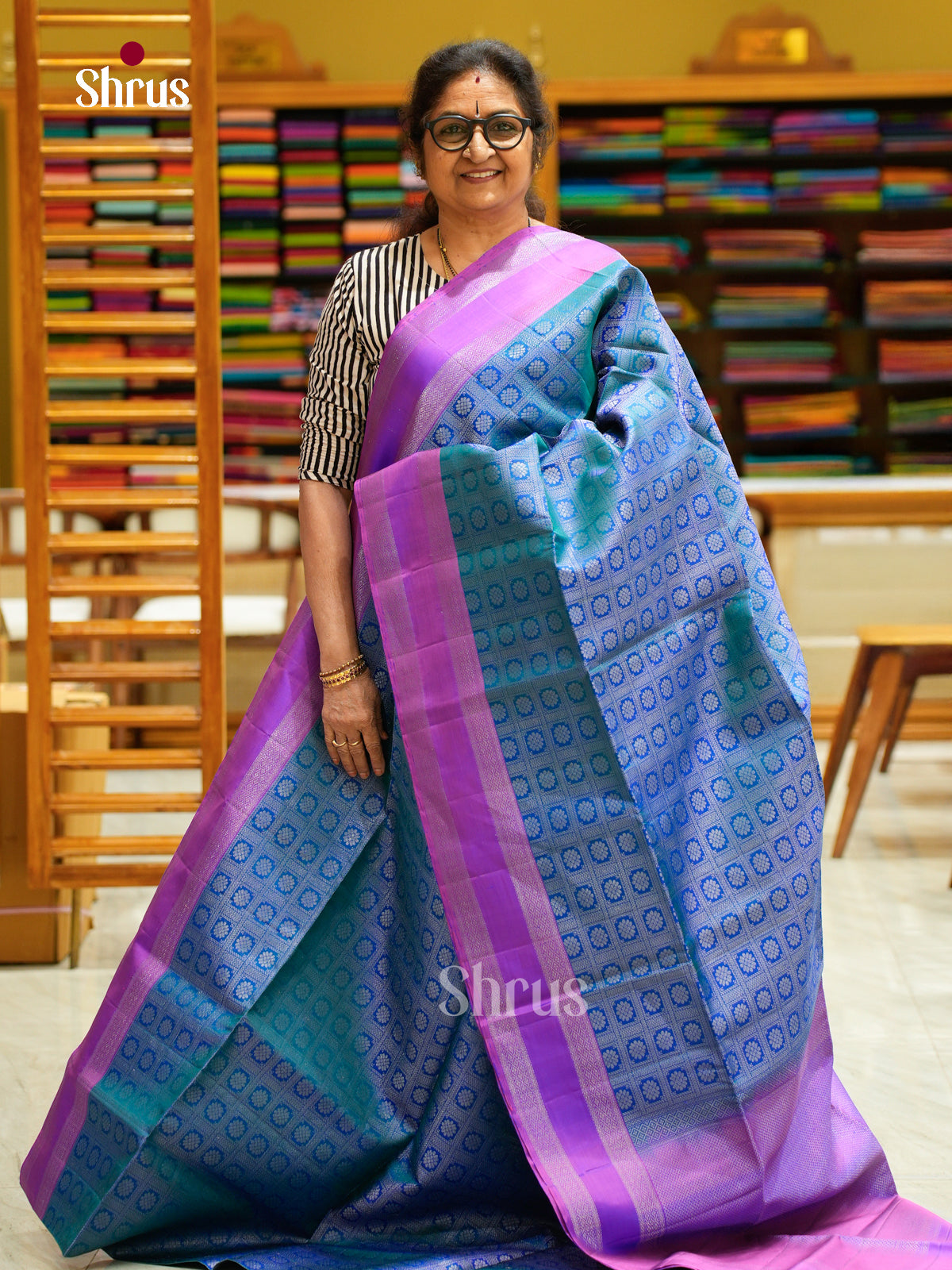 Soft Silk Saree - EFS08049 - Shop on Shrus.com