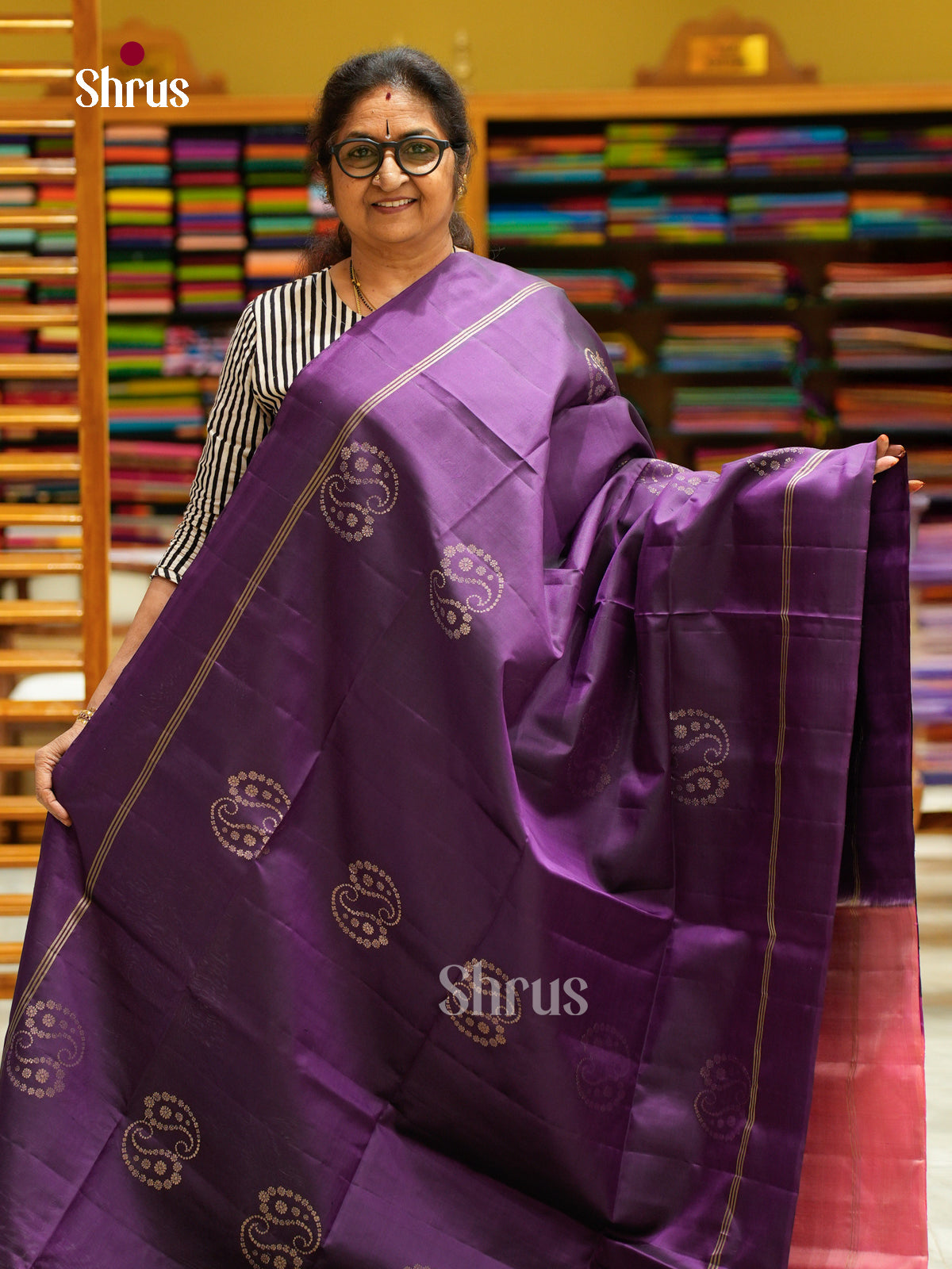 Soft Silk Saree - EFS08052 - Shop on Shrus.com