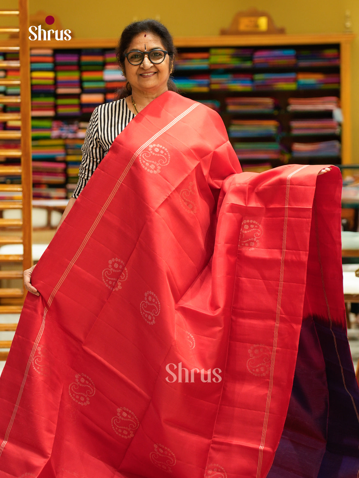 Soft Silk Saree - EFS08053 - Shop on Shrus.com