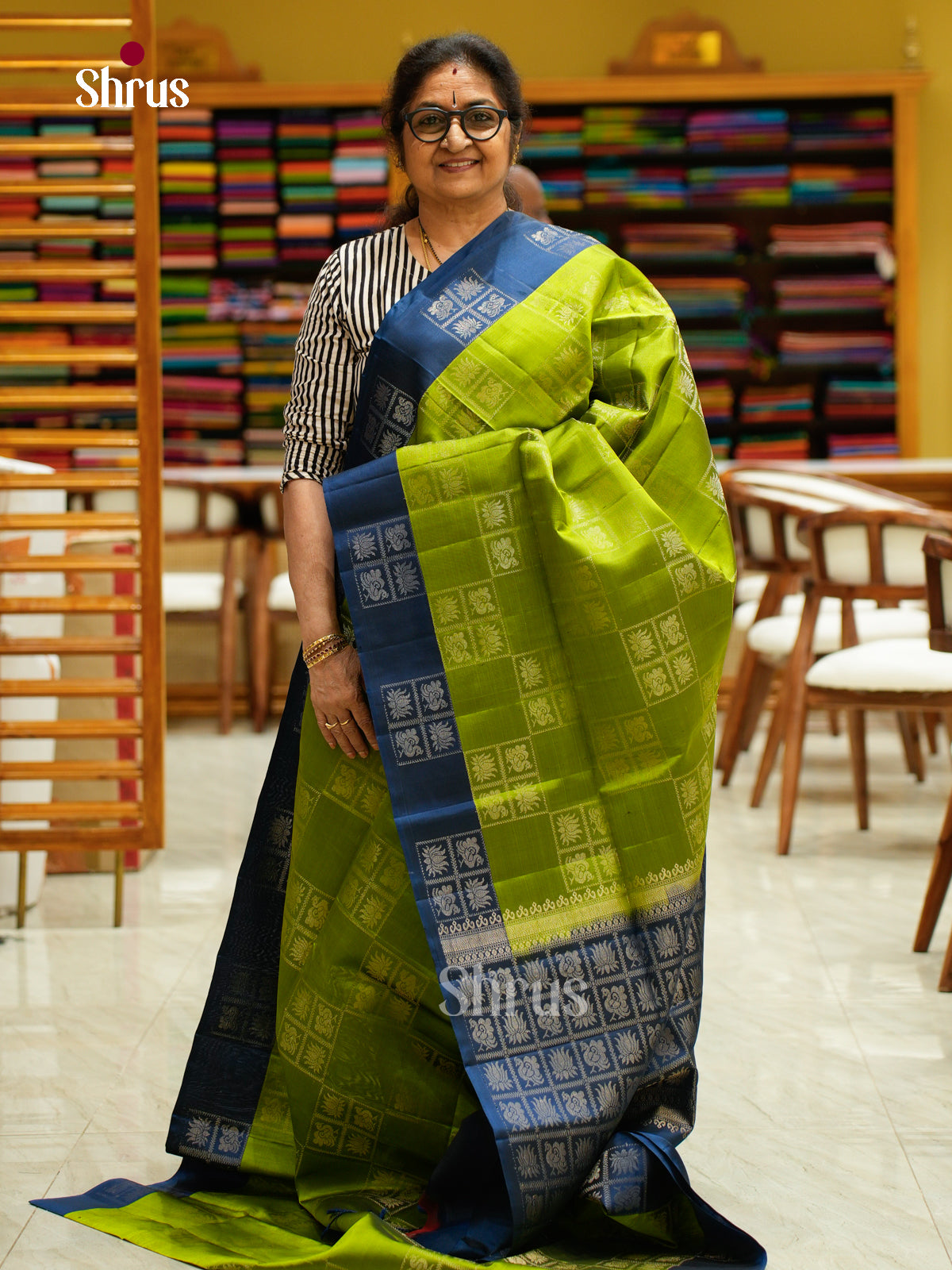 Soft Silk Saree - EFS08058 - Shop on Shrus.com