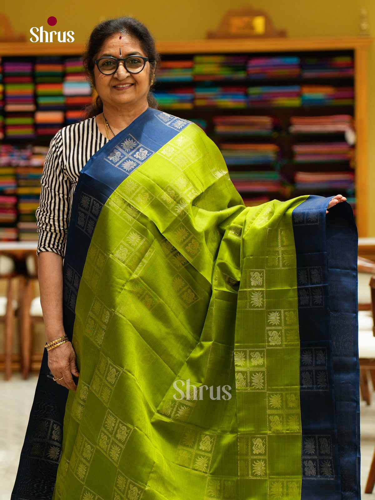 Soft Silk Saree - EFS08058 - Shop on Shrus.com